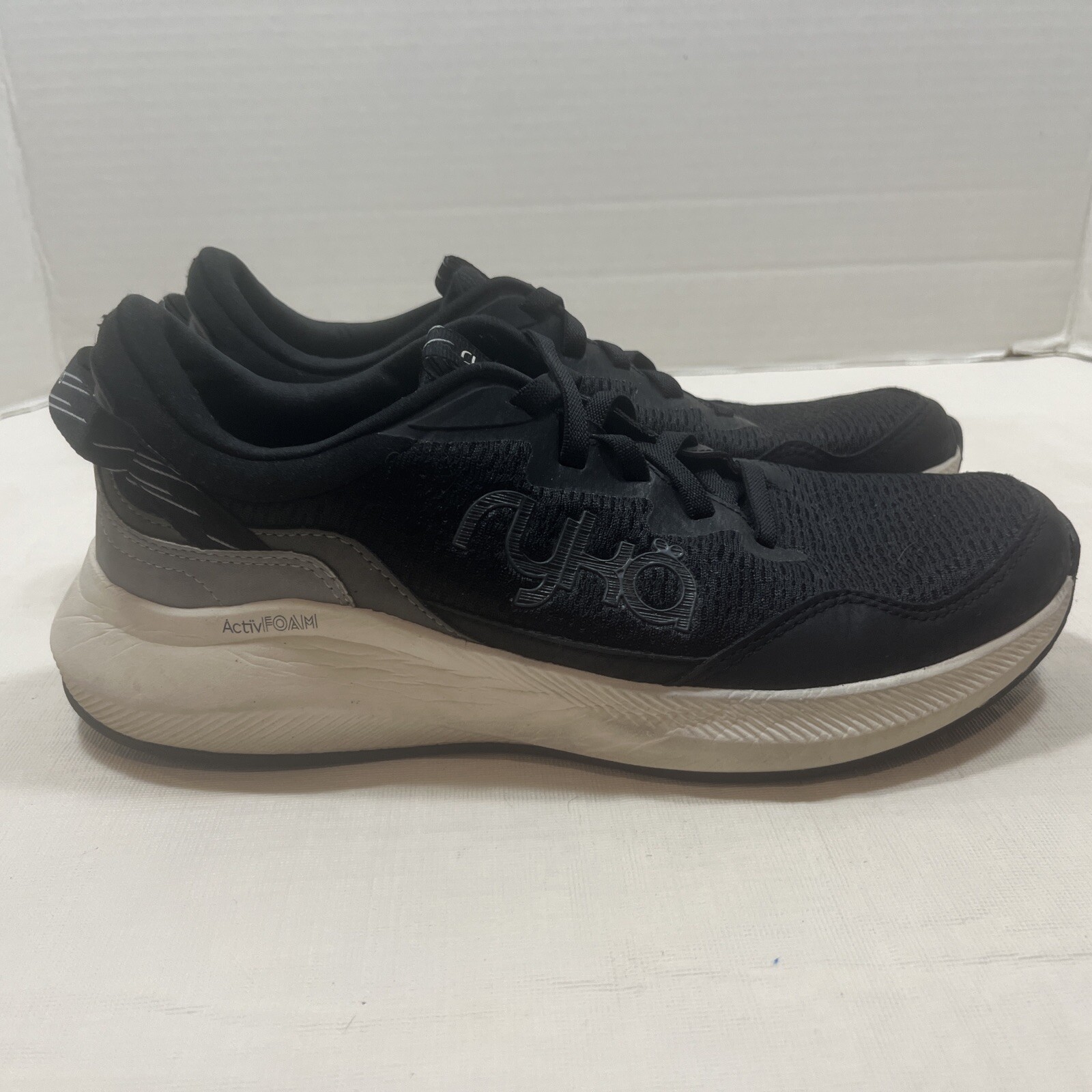 Ryka Womens Freehand Black Gym Athletic and Training Shoes 9.5 Medium (B,M) 4020