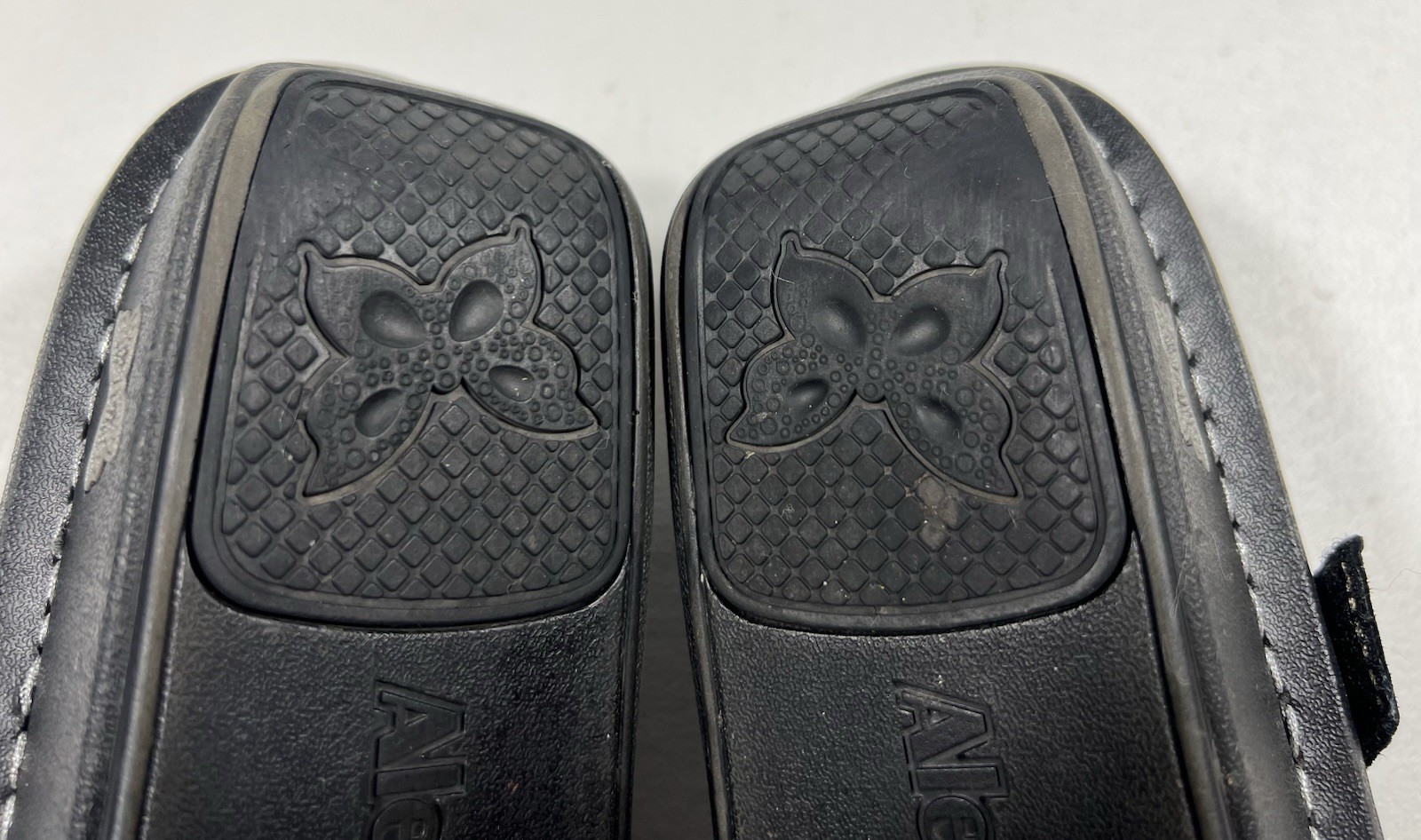 ALEGRIA Womens 6.5 Black Snake Leather Mary Jane Shoes Comfort Nurse Workwear