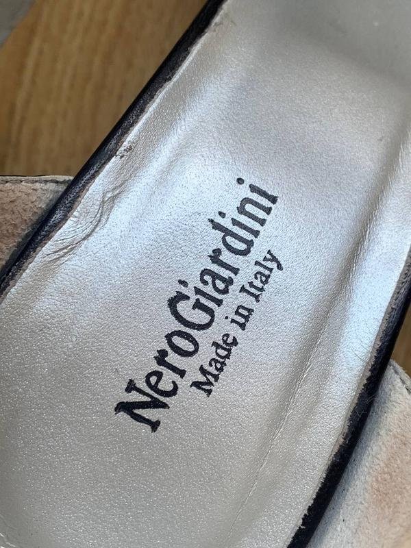 Women Nero Giardini heels black leather 35.5
