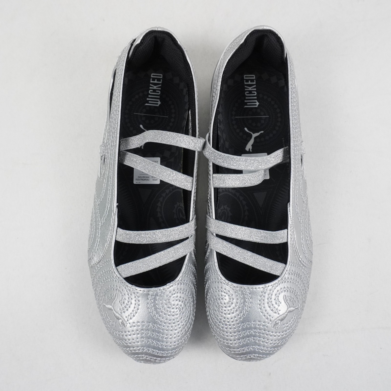 PUMA x WICKED Speedcat Ballet Slipper Flats In Silver- Women’s Size 9 (40713501)