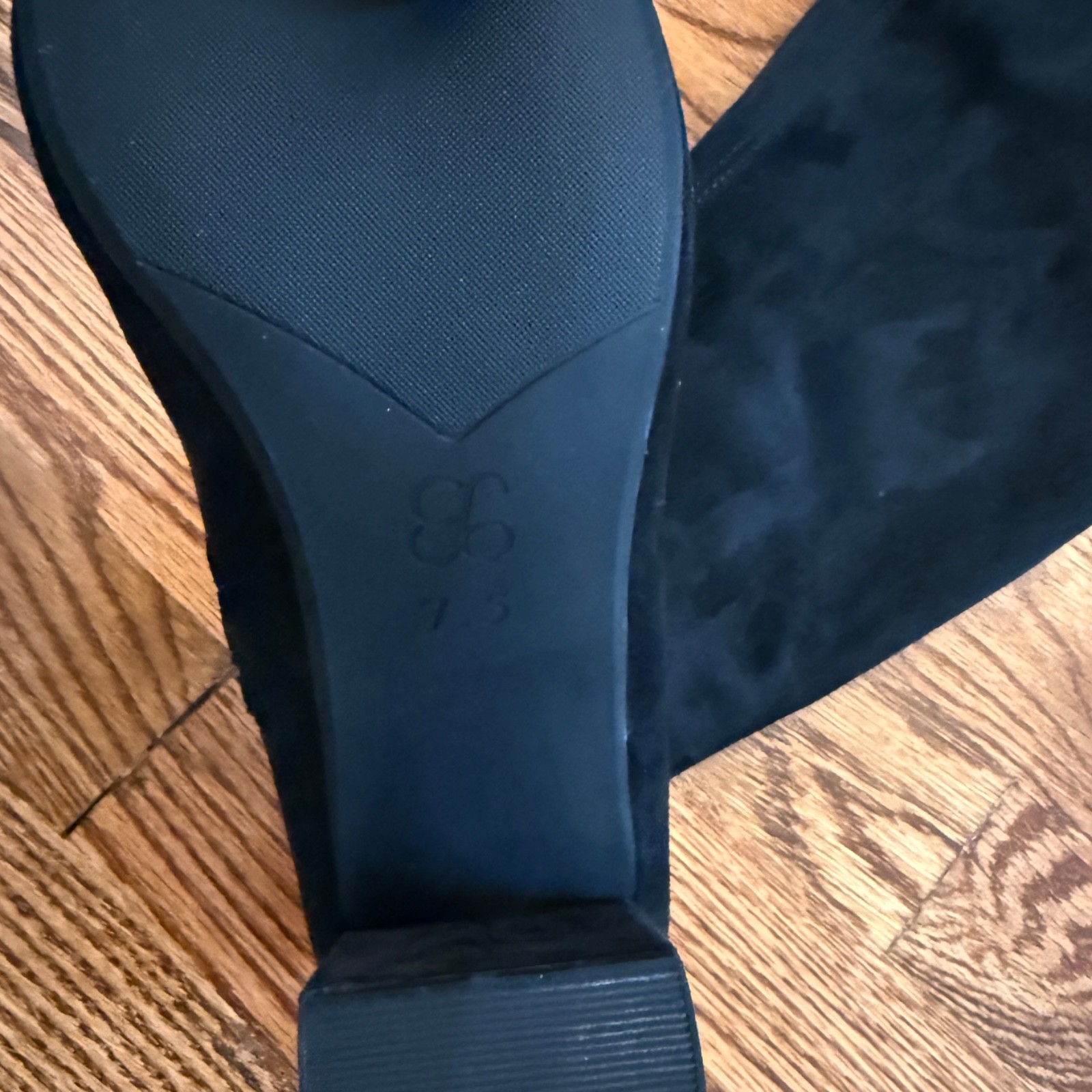 Brand New Cosy Island Tall Textured Black Boots 7.5