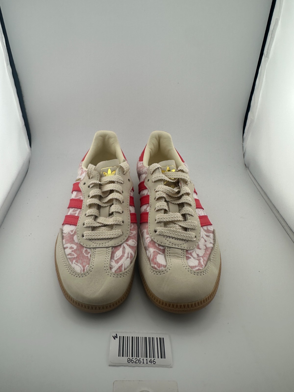 WORN adidas Samba OG Liberty London Better Scarlet JR8841 Size 6W NO BOX