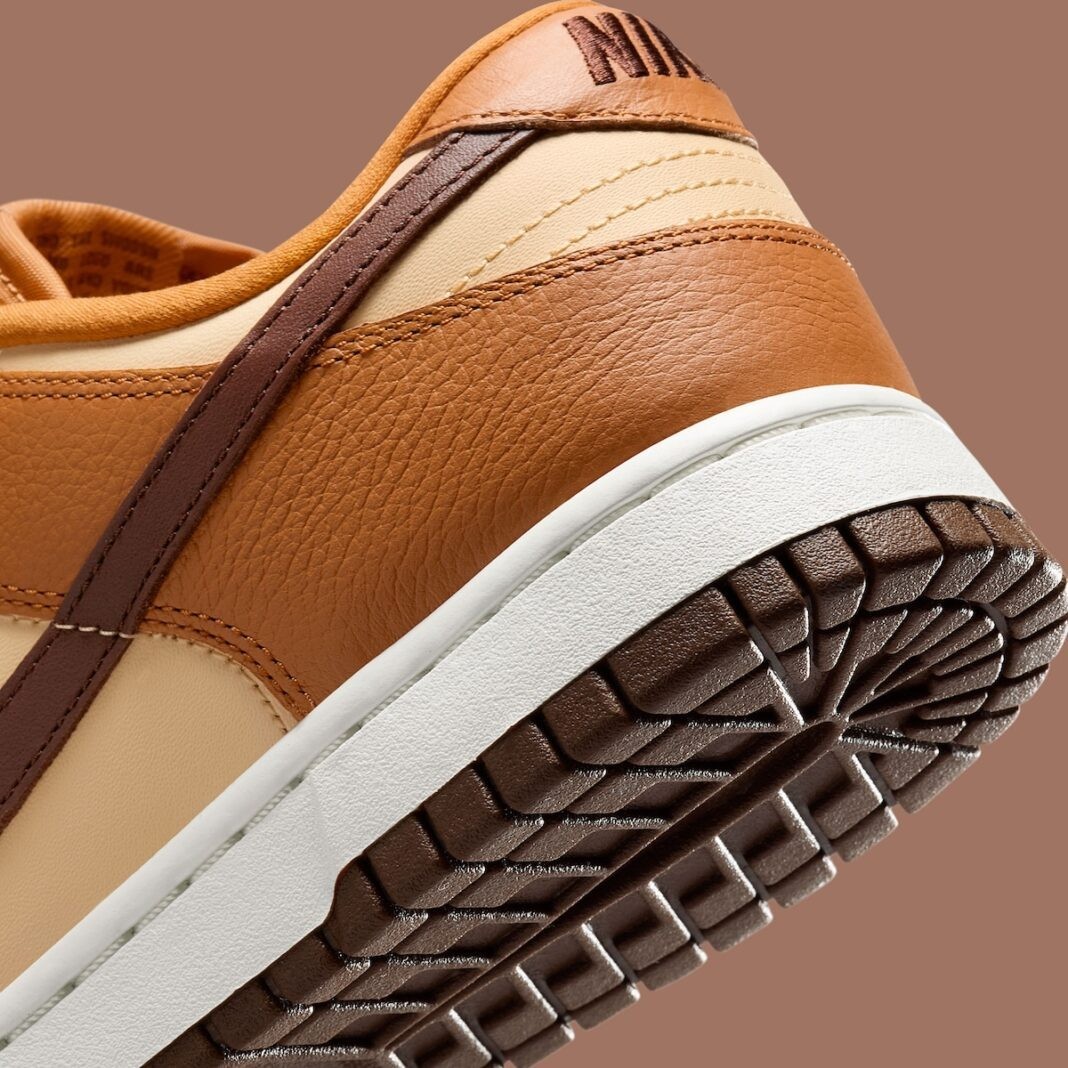Nike Women’s Dunk Low Shoes Desert Ochre Cherry Charm Brown HQ7487-700 NEW