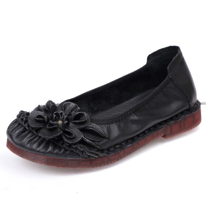 Women’s Flats Oxford Shoes Leather Loafers Ladies Moccasins Woman Flats Ladies