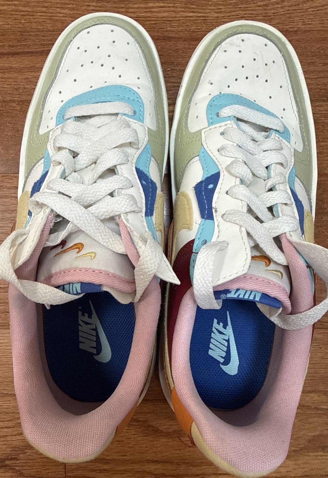 Nike Air Force 1 Fontanka St Petersburg Raves Sail Multi DO6719-100 Women’s 7.5