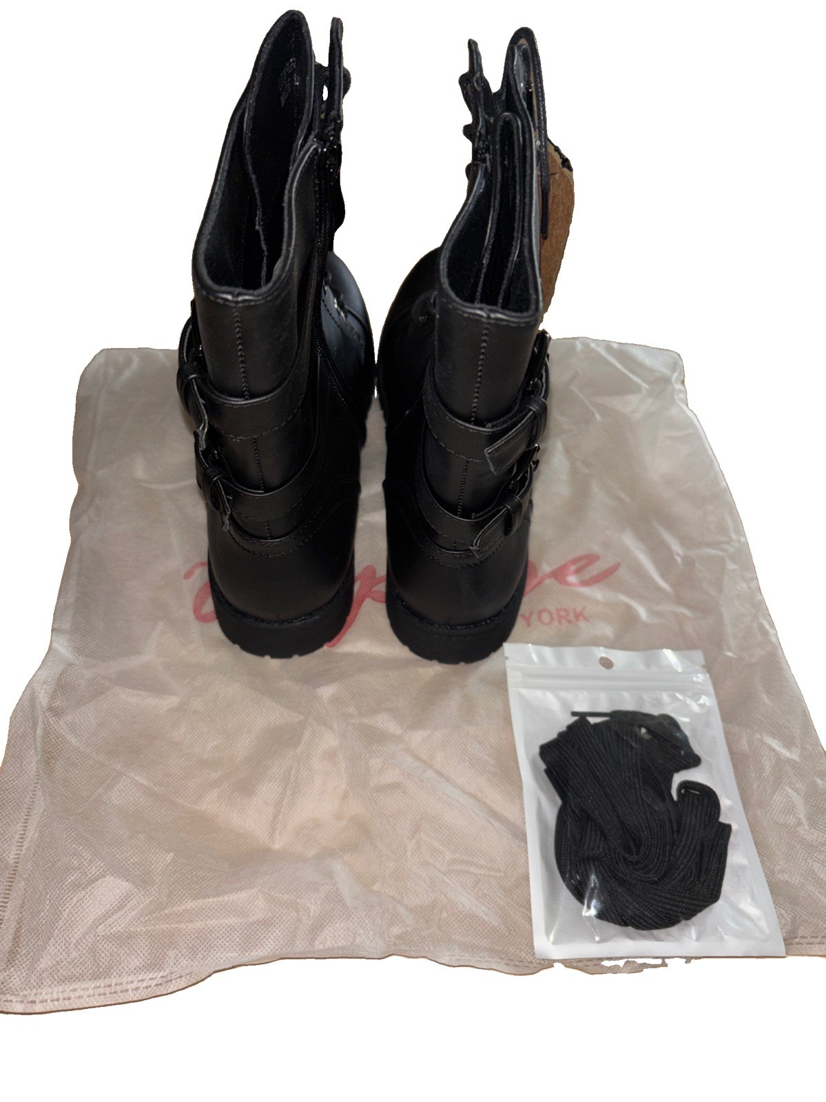 Never Worn Vepose 29 Mid Calf Boot Size 10 CJY929 In Black Leather with Box