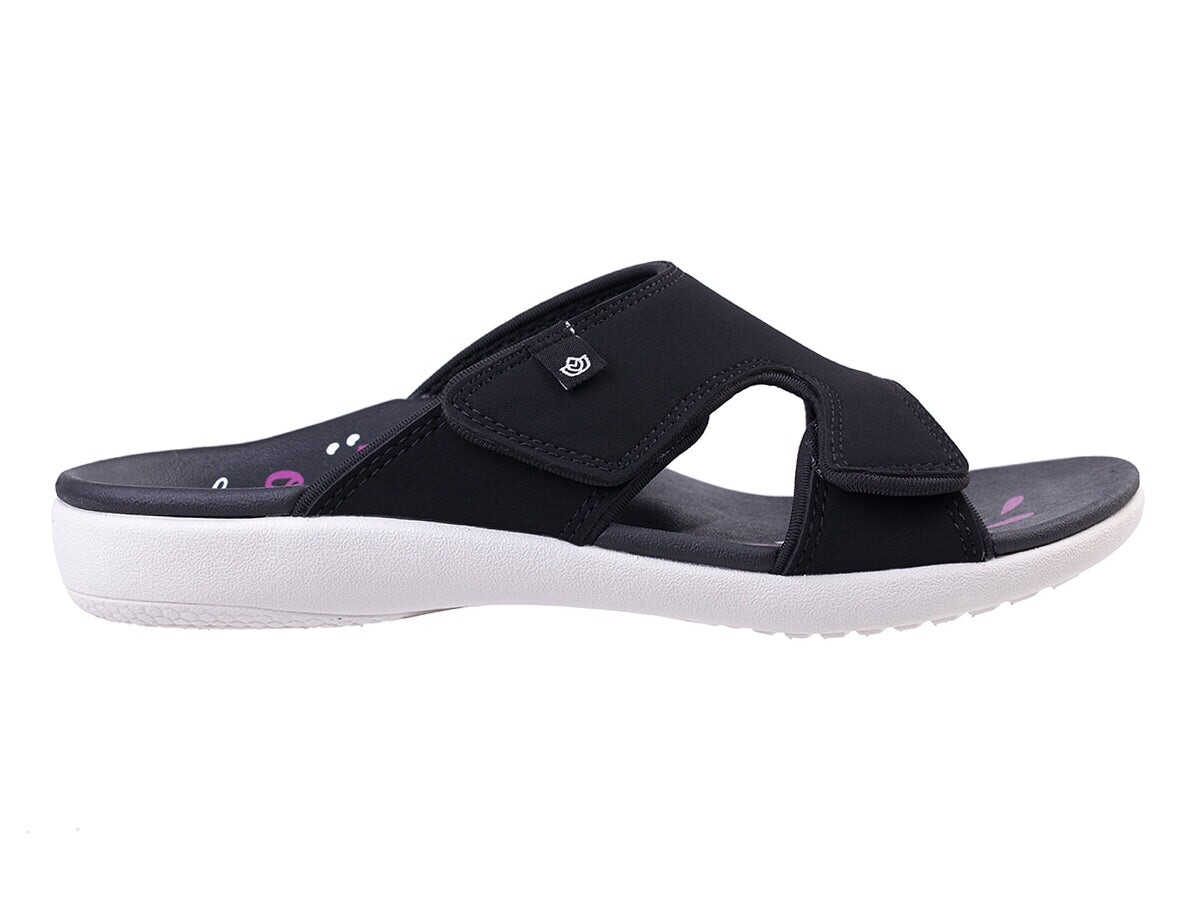 Women’s Spenco Black Kholo Slide Sandals Sz 8