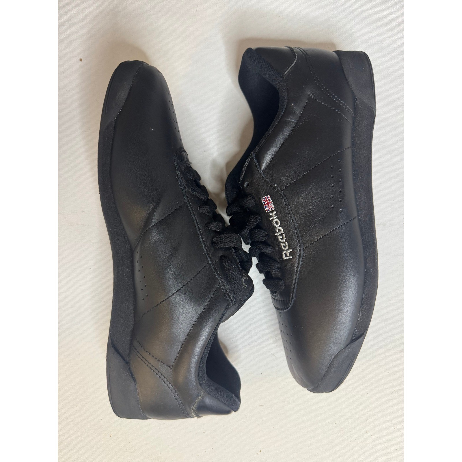 Vintage 1992 Reebok Princess Women’s Classic Sneakers Black Shoes Size 7.0 Med