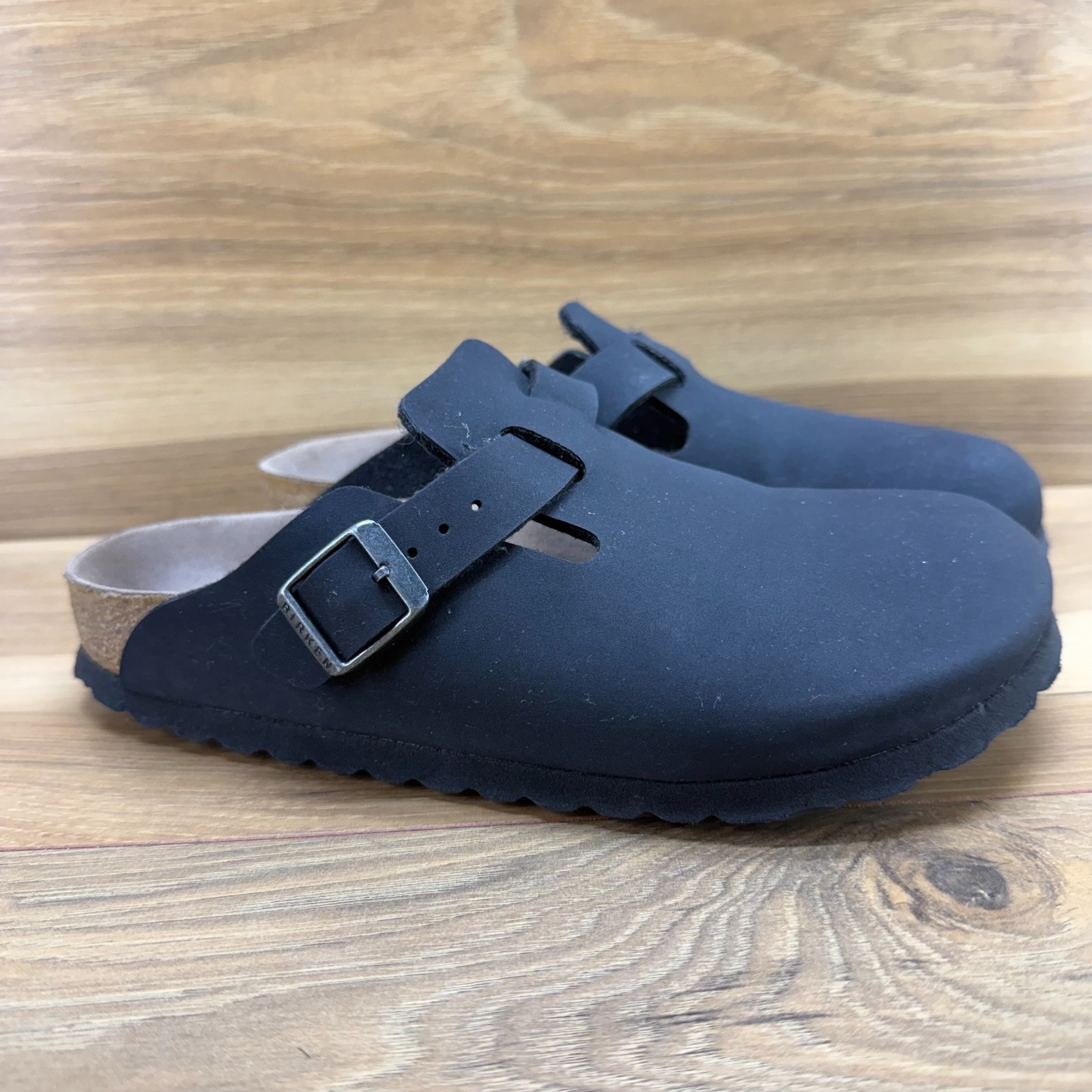 Birkenstock Clogs Vegan Black Women 5 N EU 36 Minimalist Old Money Casual Travel