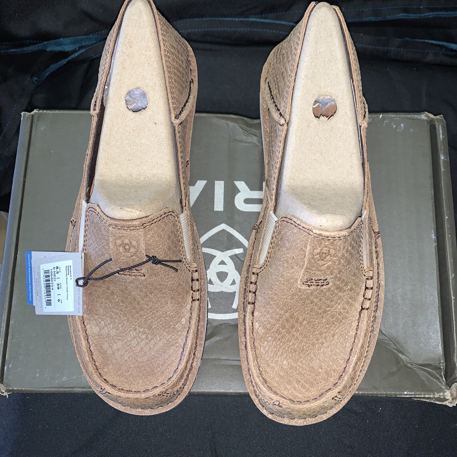 Ariat® Ladies Cruiser Naturally Brown Snake Print Shoes 10040354