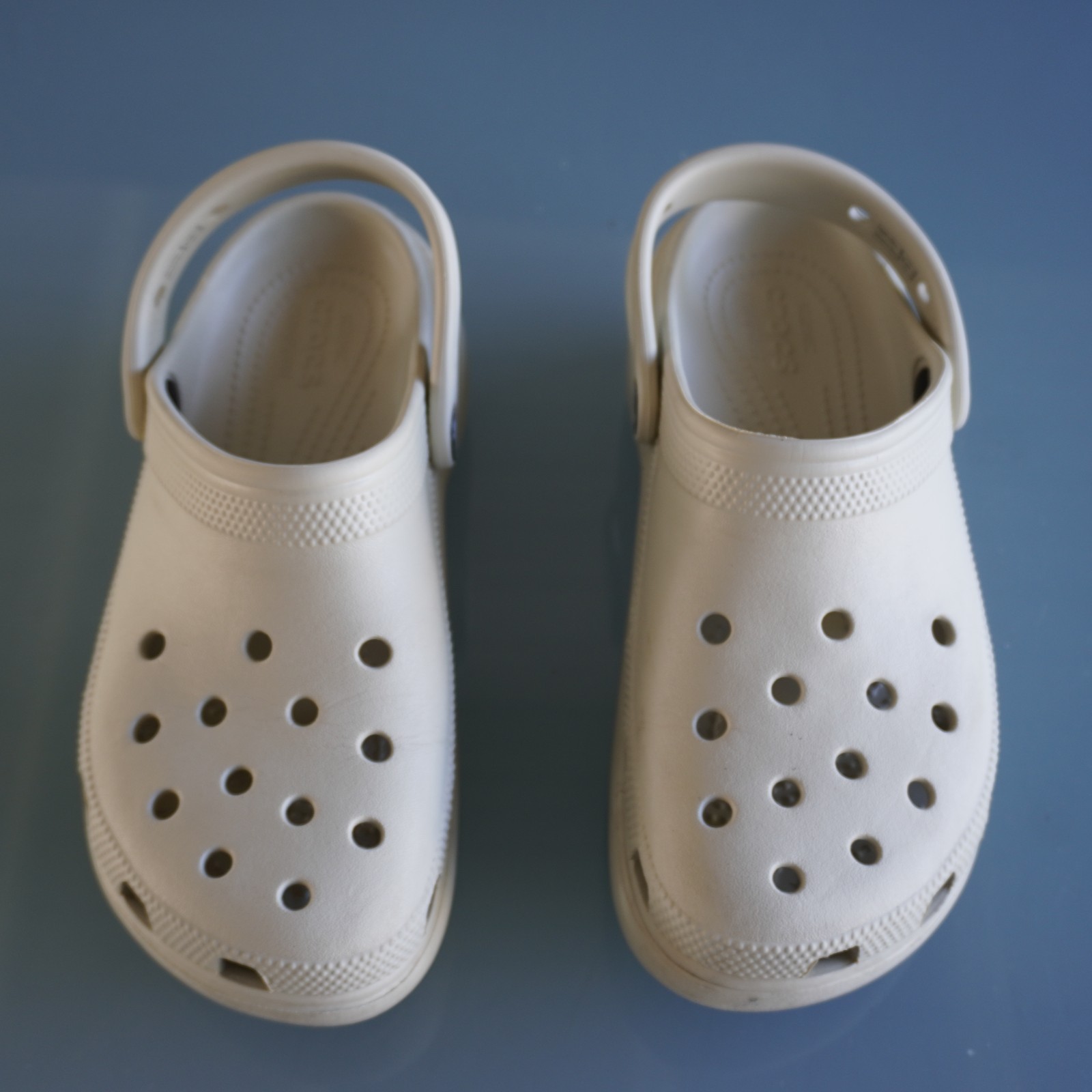 Crocs Women Classic Platform Clog Bone Beige Size 8 W8 Comfort Sandal 206750