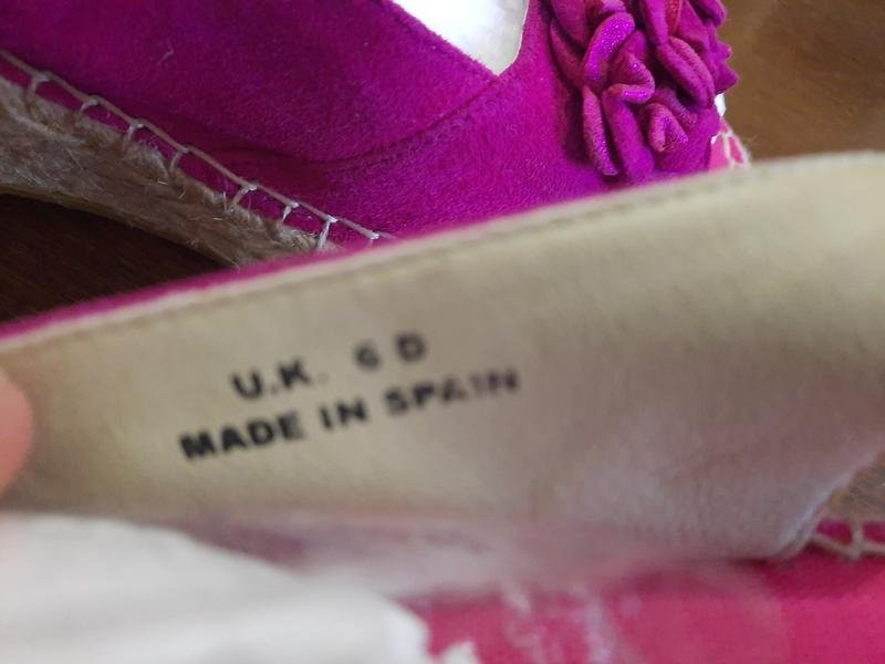womens clarks pink suede espadrilles 39