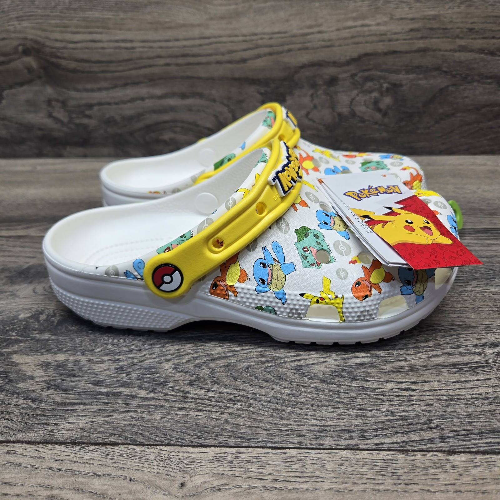 Crocs Unisex Adult Sizes Classic Pokemon 2 Clog 207765-94S New Pikachu Squirtle