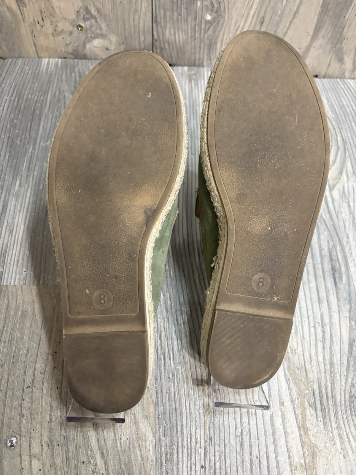 Universal Thread Green Boho Faux Suede Mule Casual Women’s 8