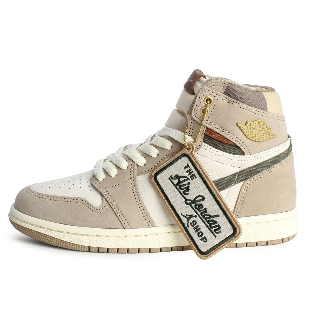Women’s Jordan 1 Retro HI OG Khaki/Multi-Color-Sail (FD2596 201)