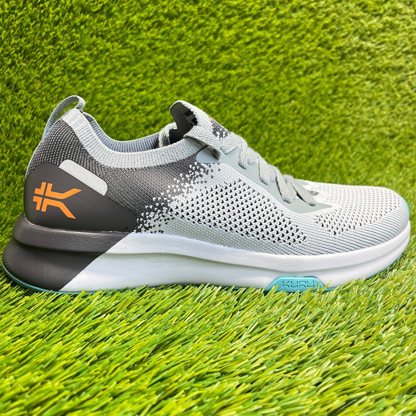 Kuru Flux Cloud Womens Size 8.5 Gray White Black Athletic Running Shoes Sneakers