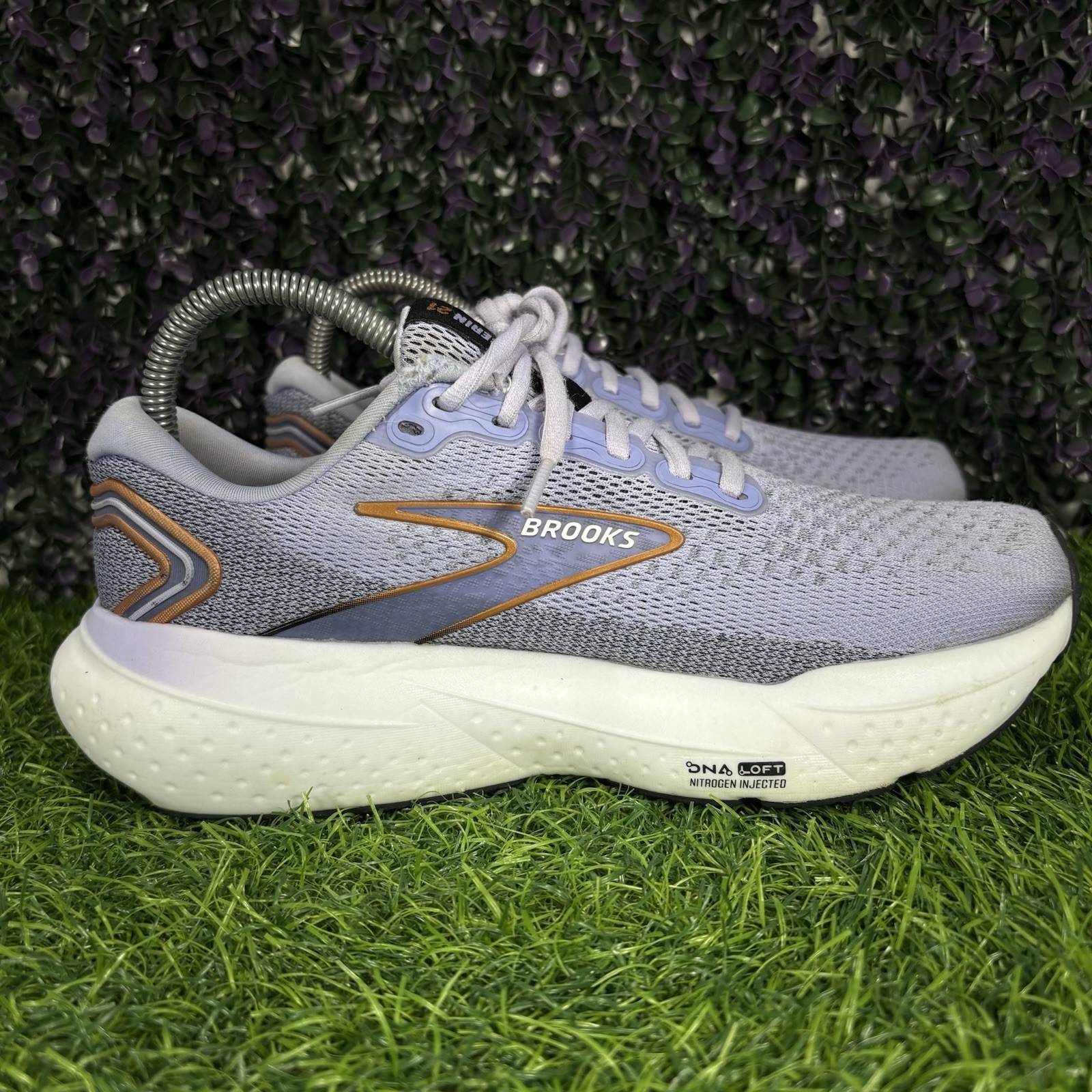 Brooks Glycerin 21 Womens Size 8 B Purple Running Shoes Sneakers 1204081B544