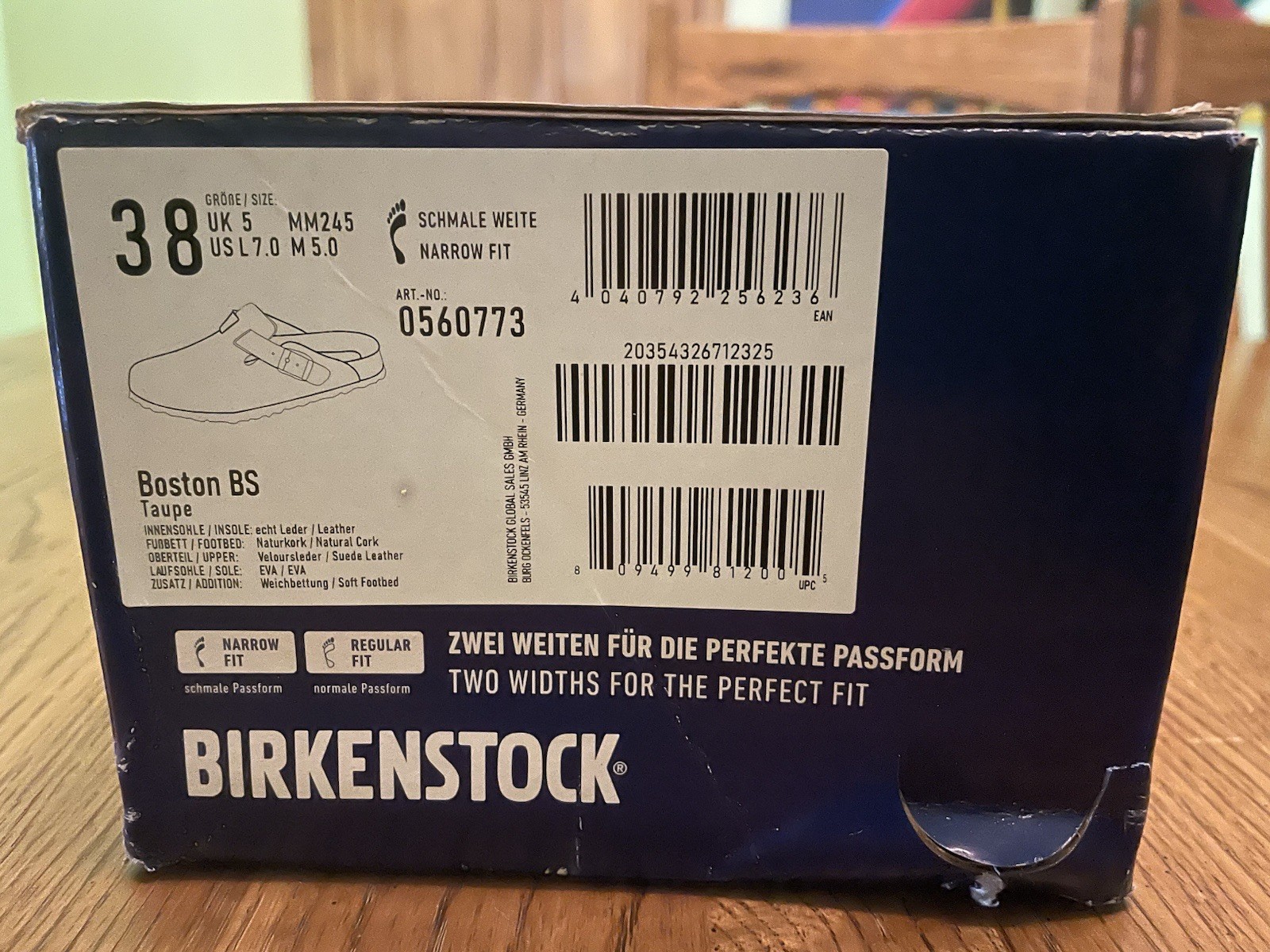 Birkenstock Boston Clog Taupe Women’s 38