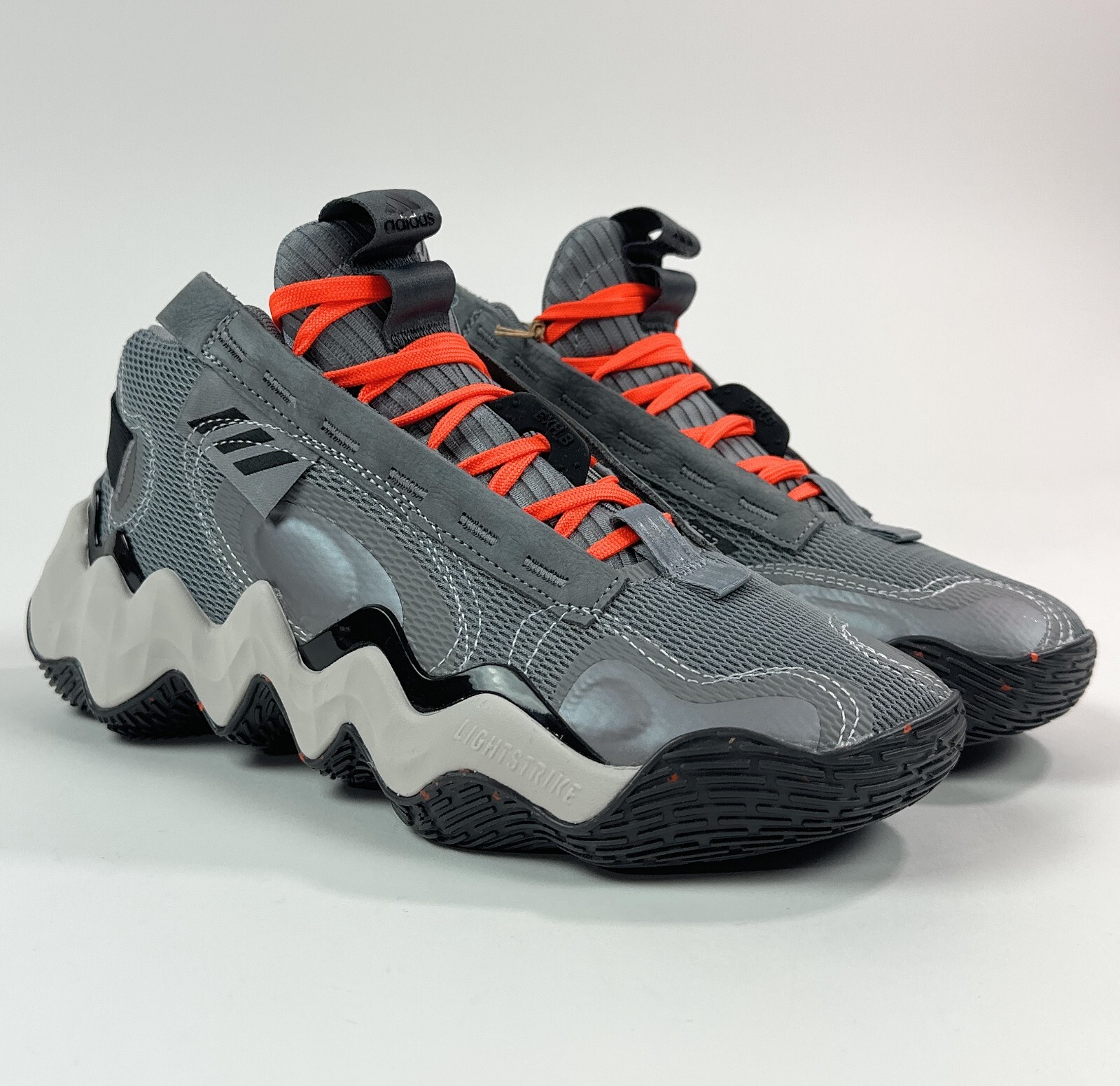 Adidas Exhibit B Parker PE Womens Size 8.5 Gray Sneakers Shoes Athletic GZ2351