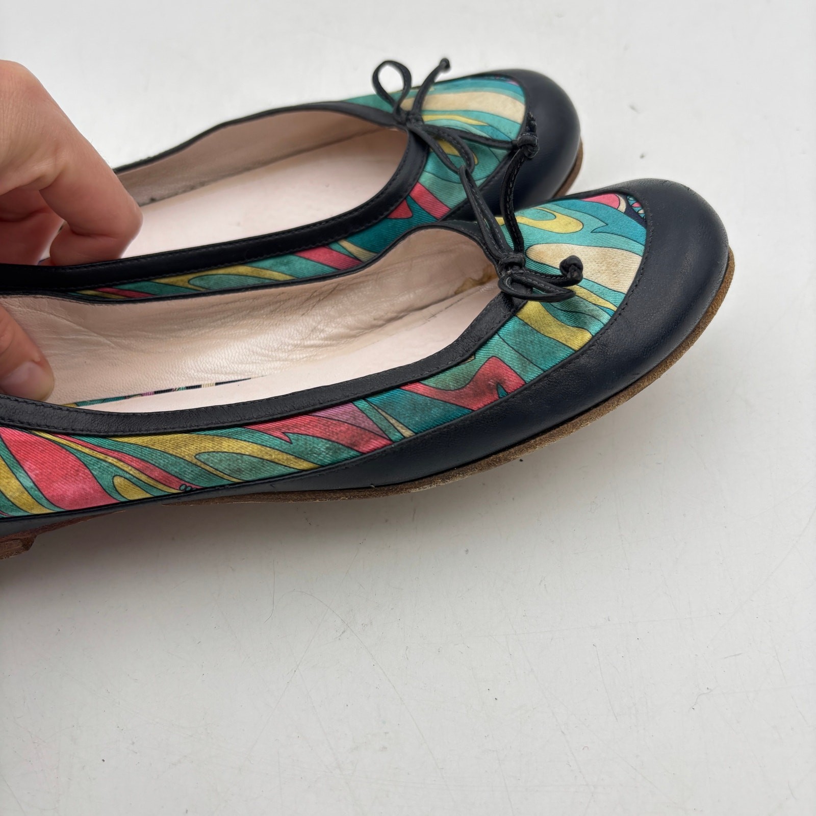 Vintage Emilio Pucci Firenze Printed Ballet Flats Women’s 37.5