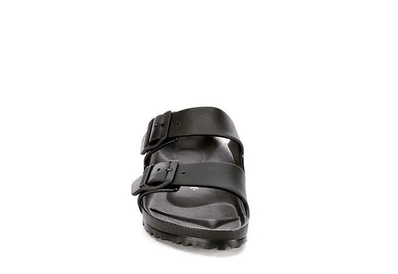 BIRKENSTOCK WOMENS ARIZONA EVA FOAM BUCKLE SLIDE SANDAL Black~ Size 7~Euro 38