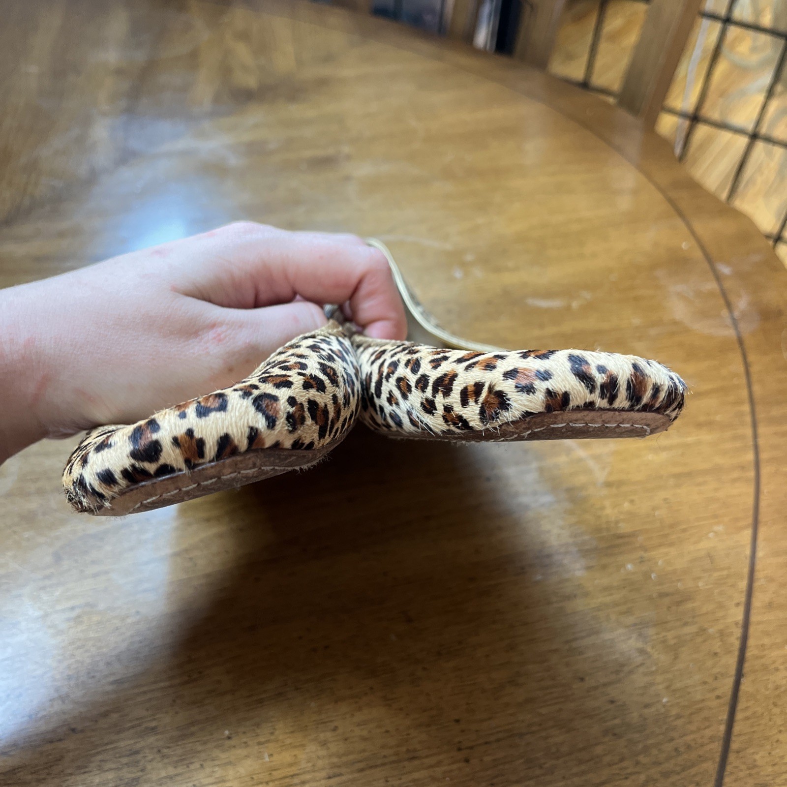 Kate Spade New York Women’s Calf Hair Animal Print Flats Size 10.5