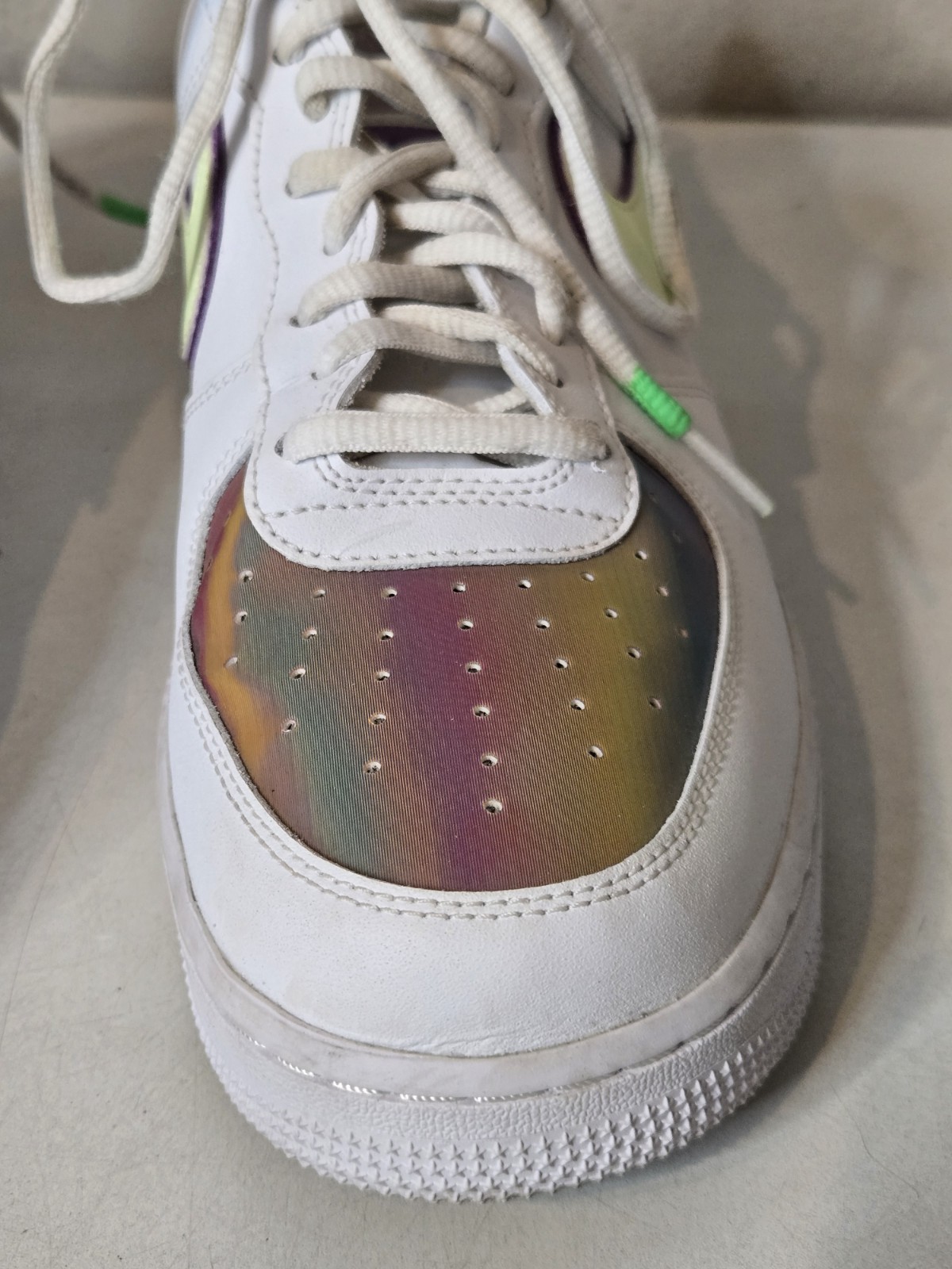Nike Air Force 1 Low Top Easter Sneakers Shoes CWO367-100 Size 10 No Box