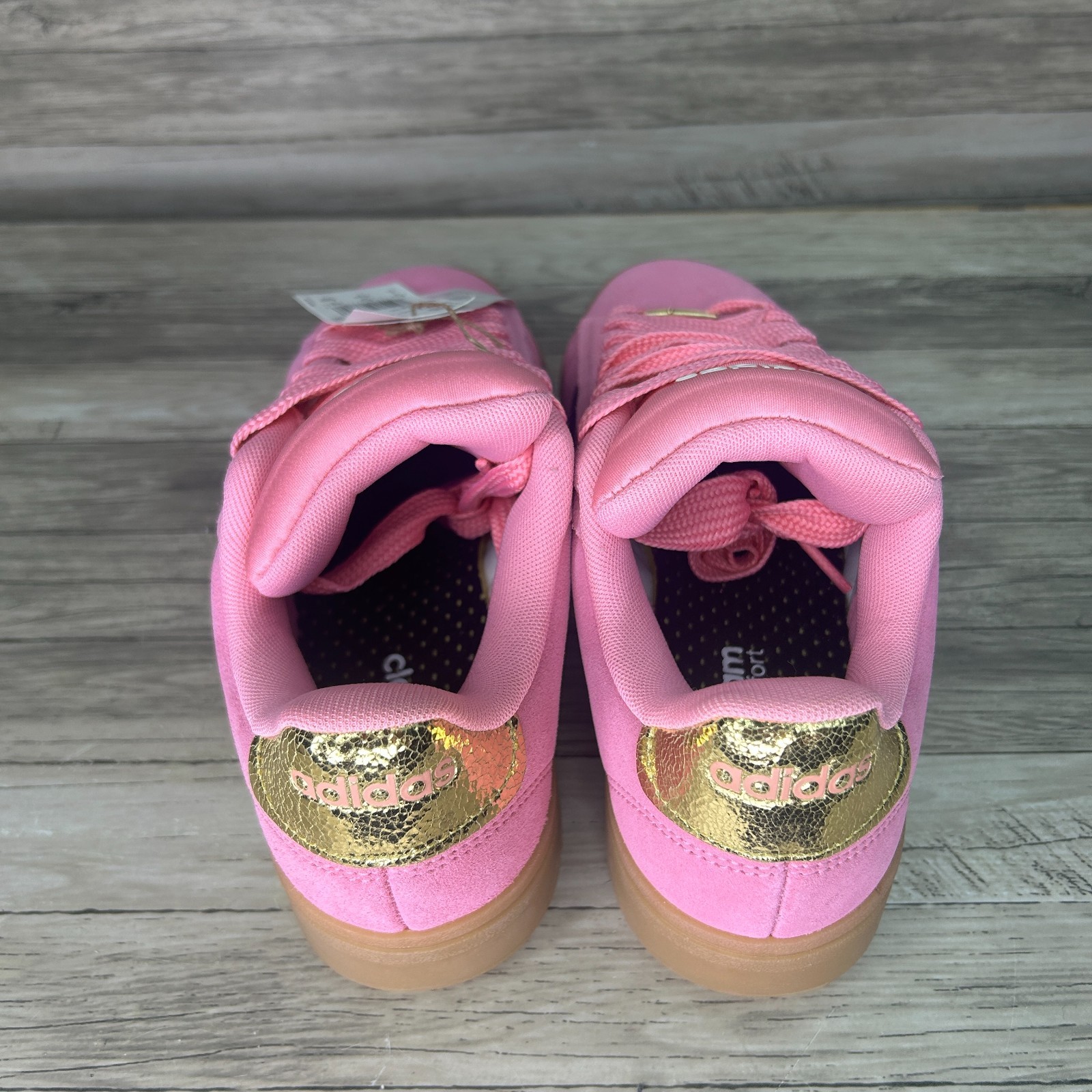 Adidas Grand Court Alpha 00s Bliss Pink Black Gold JH8669 Women Size 7