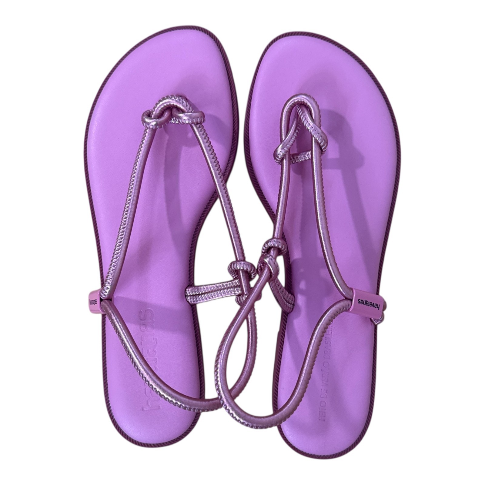 Havaianas Una Acai Eur Sandals in Pink Size US 10 EUC