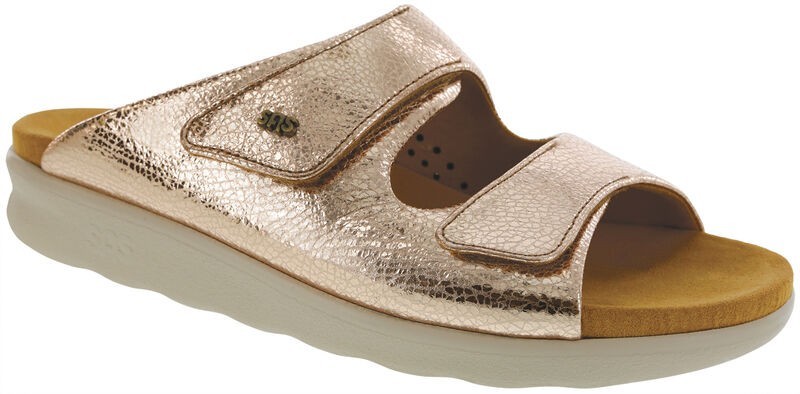 SAS Cozy Sandal Copper 7.5 Medium Comfort Slide, Women’s Shoes New In Box Save $