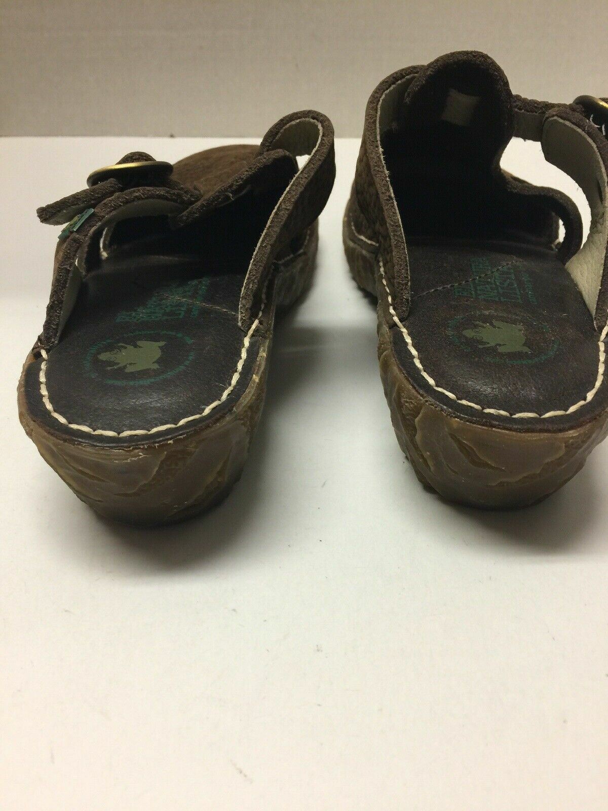 El Natura Lista Shoe Slip On 1 1/2 In Wedge Heel Size Euro 36 USA 6 A294ss