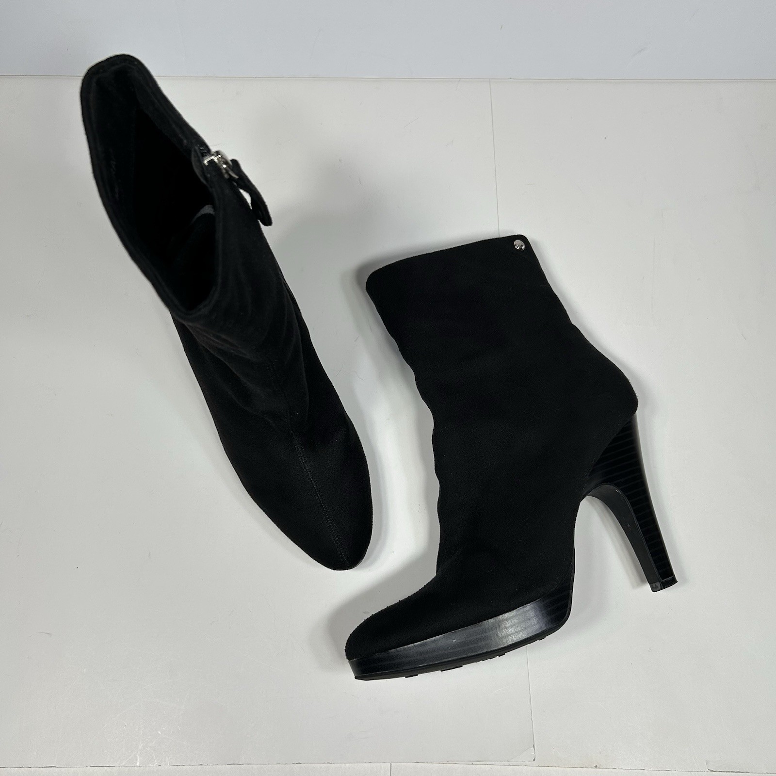 Isaac Mizrahi for Target Women’s Black Side Zip High Heel Ankle Boots Size US 8M
