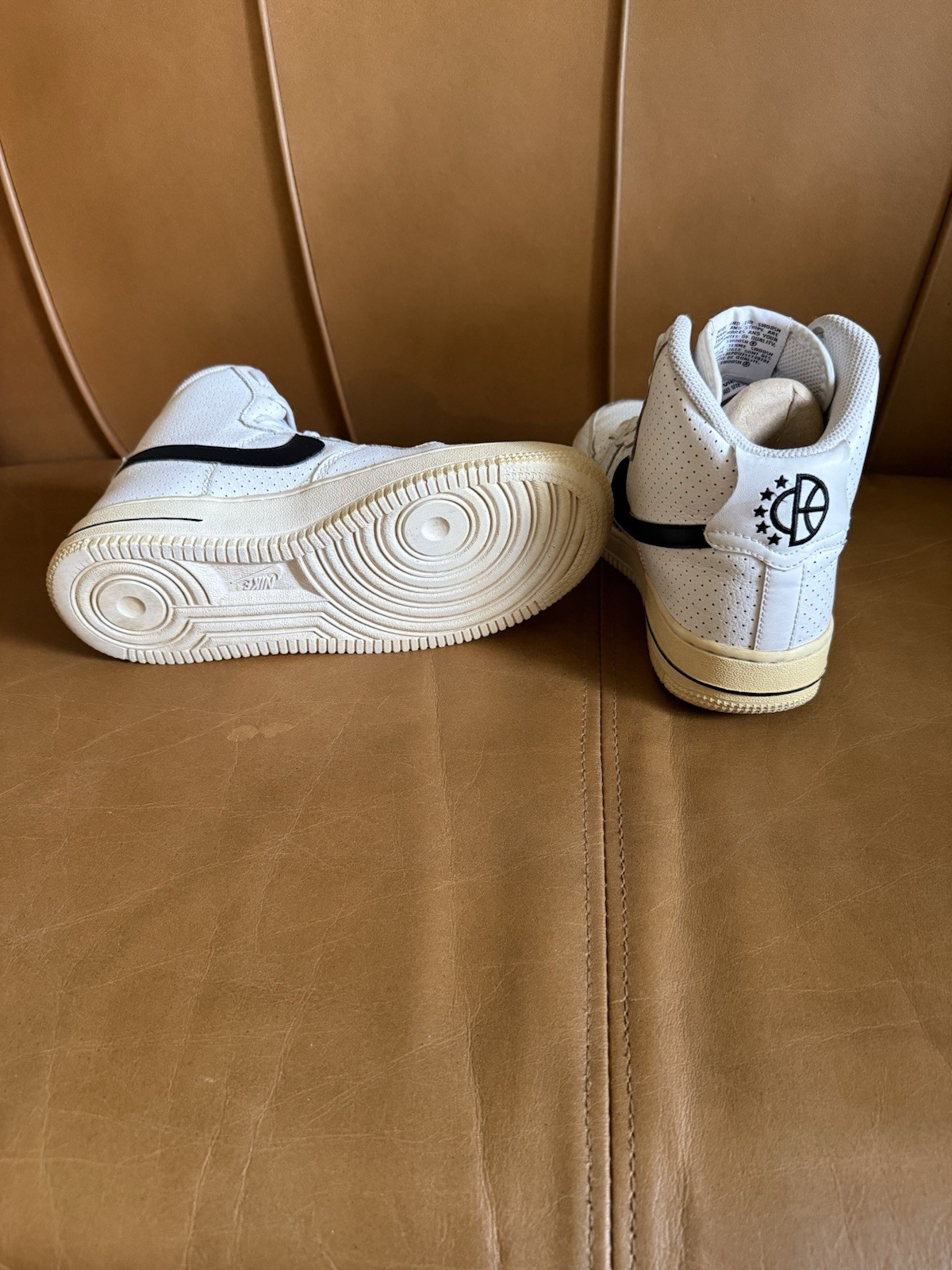 Rare Nike Air Force 1 High “Dream Team” Black White 653998-102 5.5Y / Women 7 W7