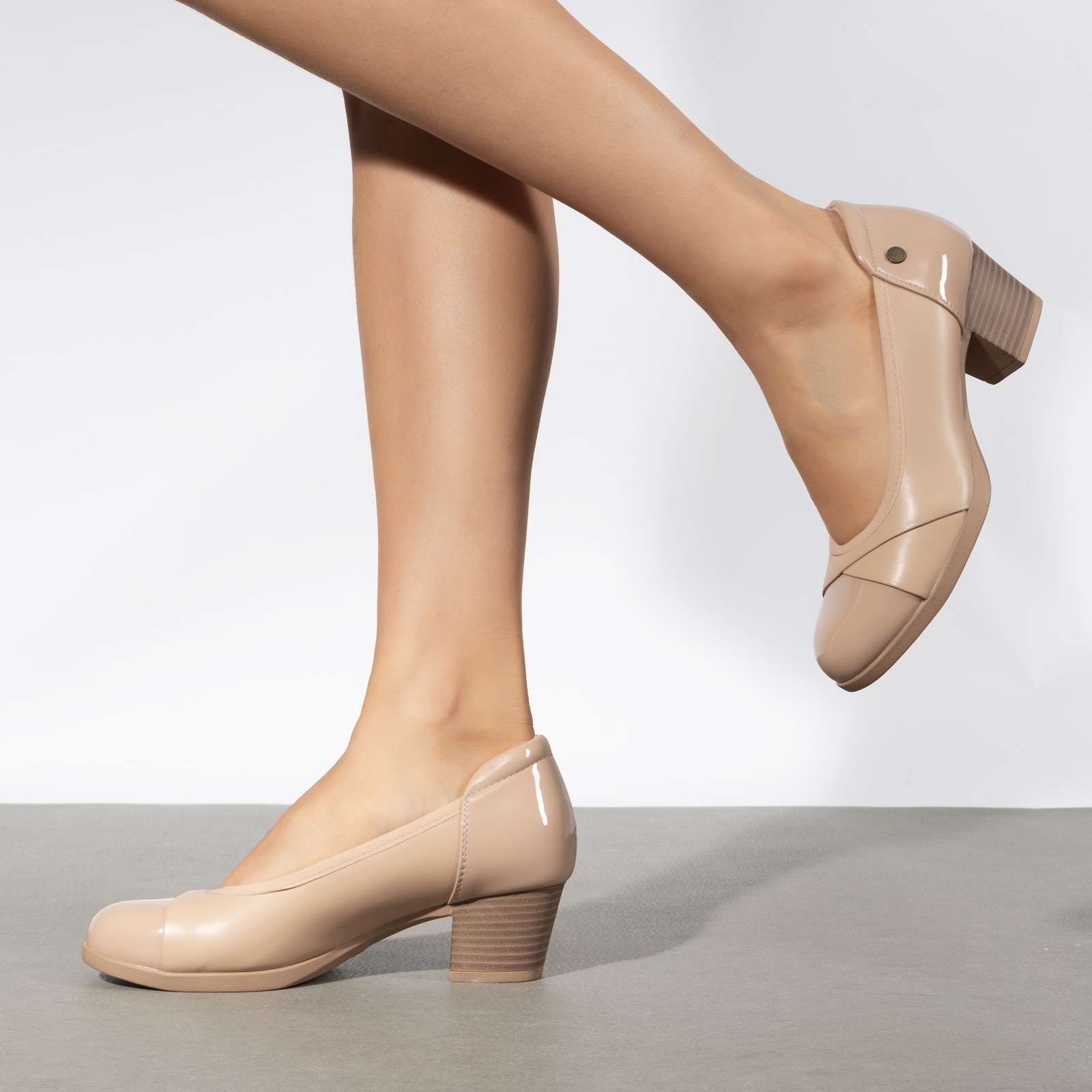 Womens All Day Comfort Pumps Round Toe Office Work Arch Support Dress Pumps