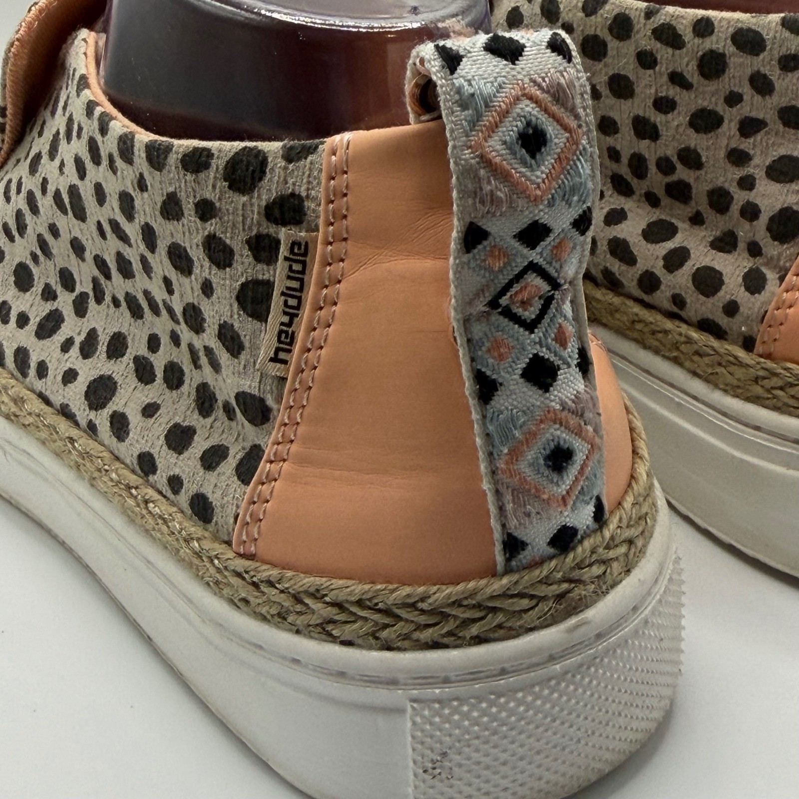 Hey Dude Karina Cheetah Print Slip On Sneakers Animal Print Shoes 9 women