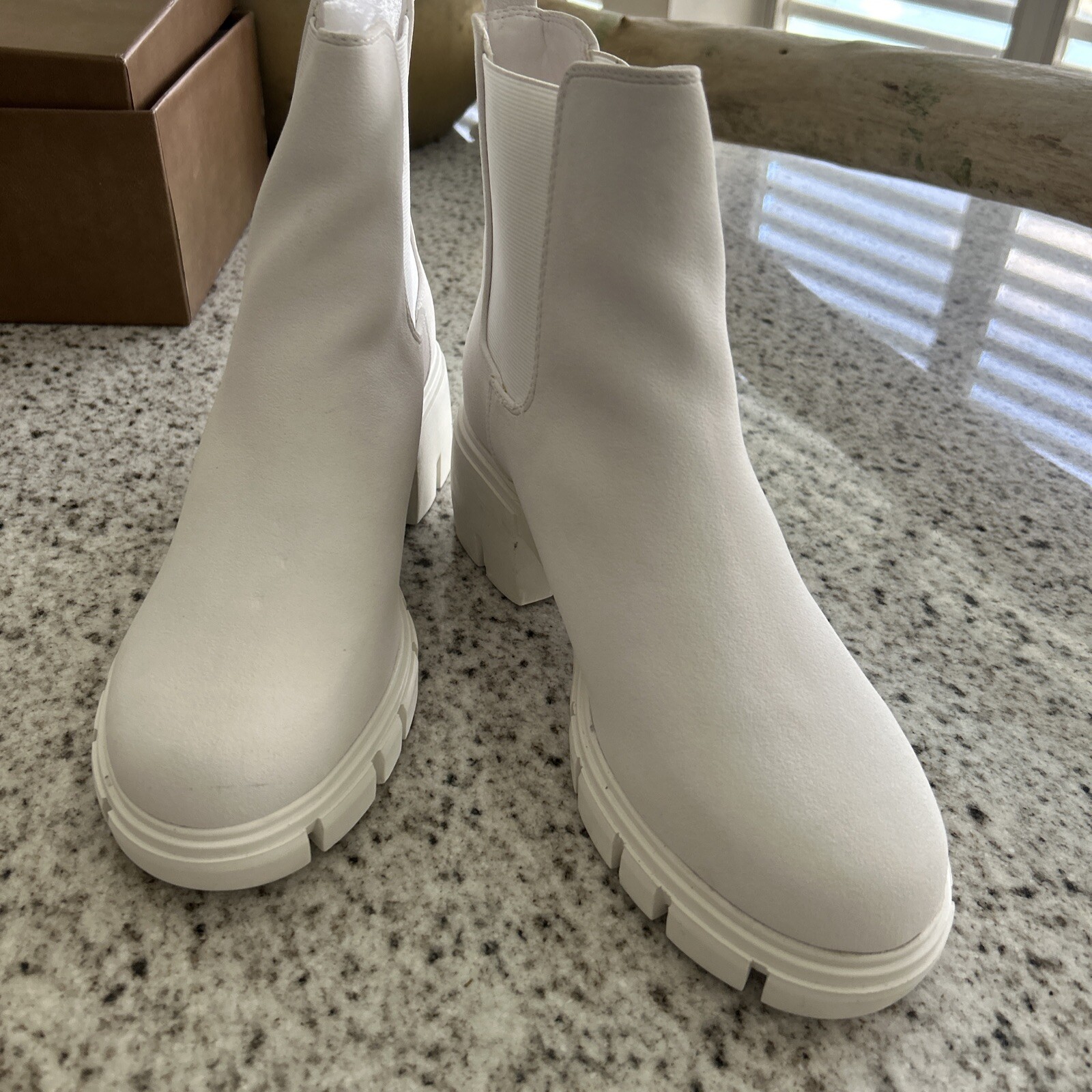 Women’s Pu Leather Platform Boots Autumn Boots Short Boots