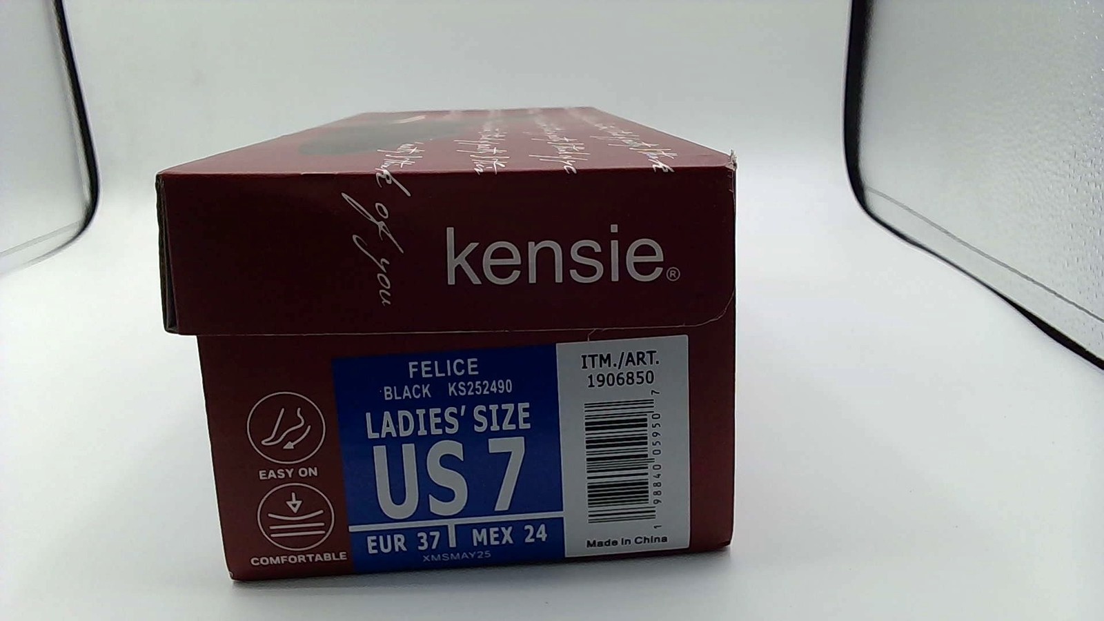 Kensie Felice Slingback Women’s Black Flats Casual Dress Shoes Size 7