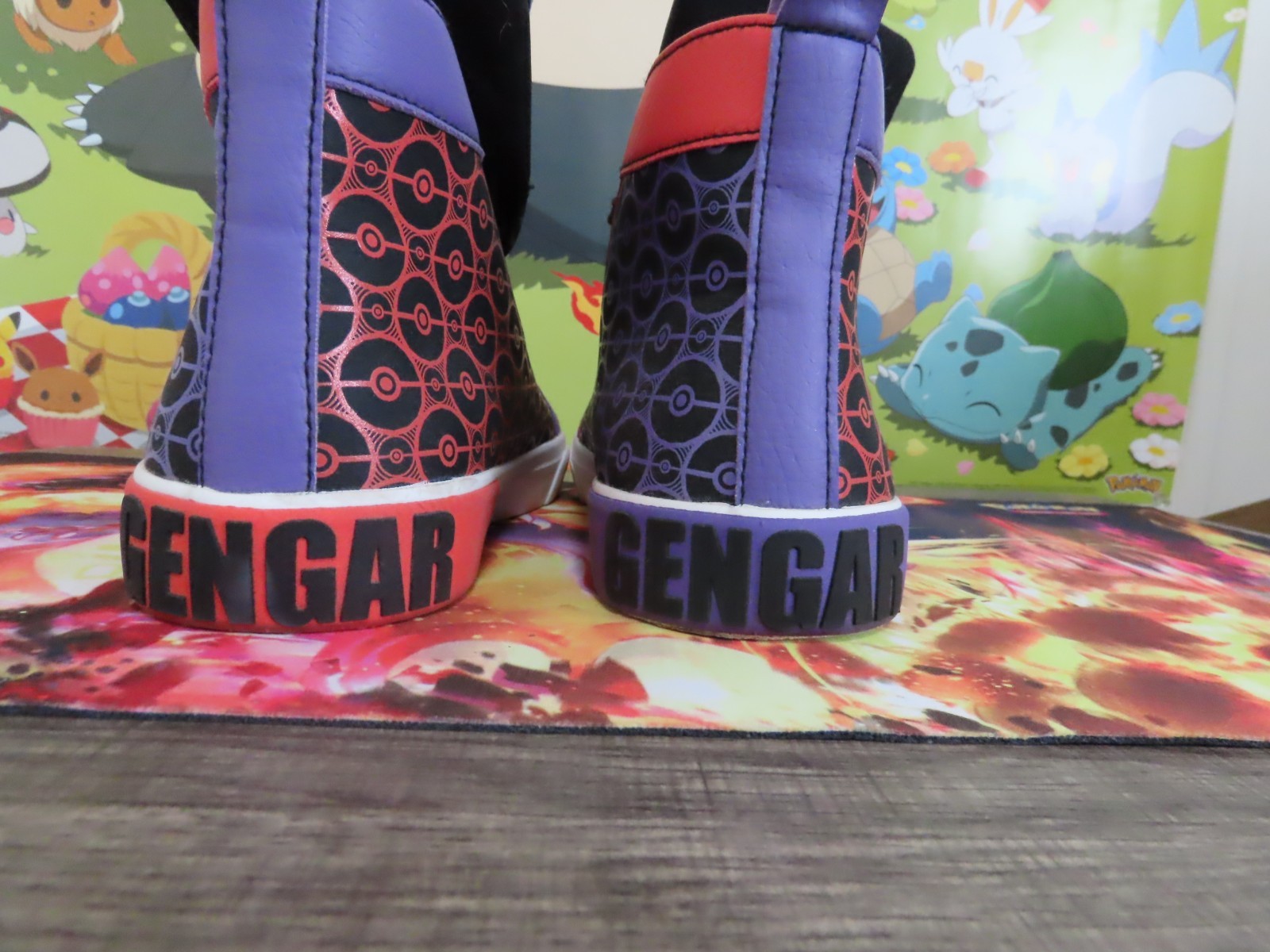 Ground Up Pokemon Gengar Shoes Men’s Size 8 Used Great Condition Light Wear