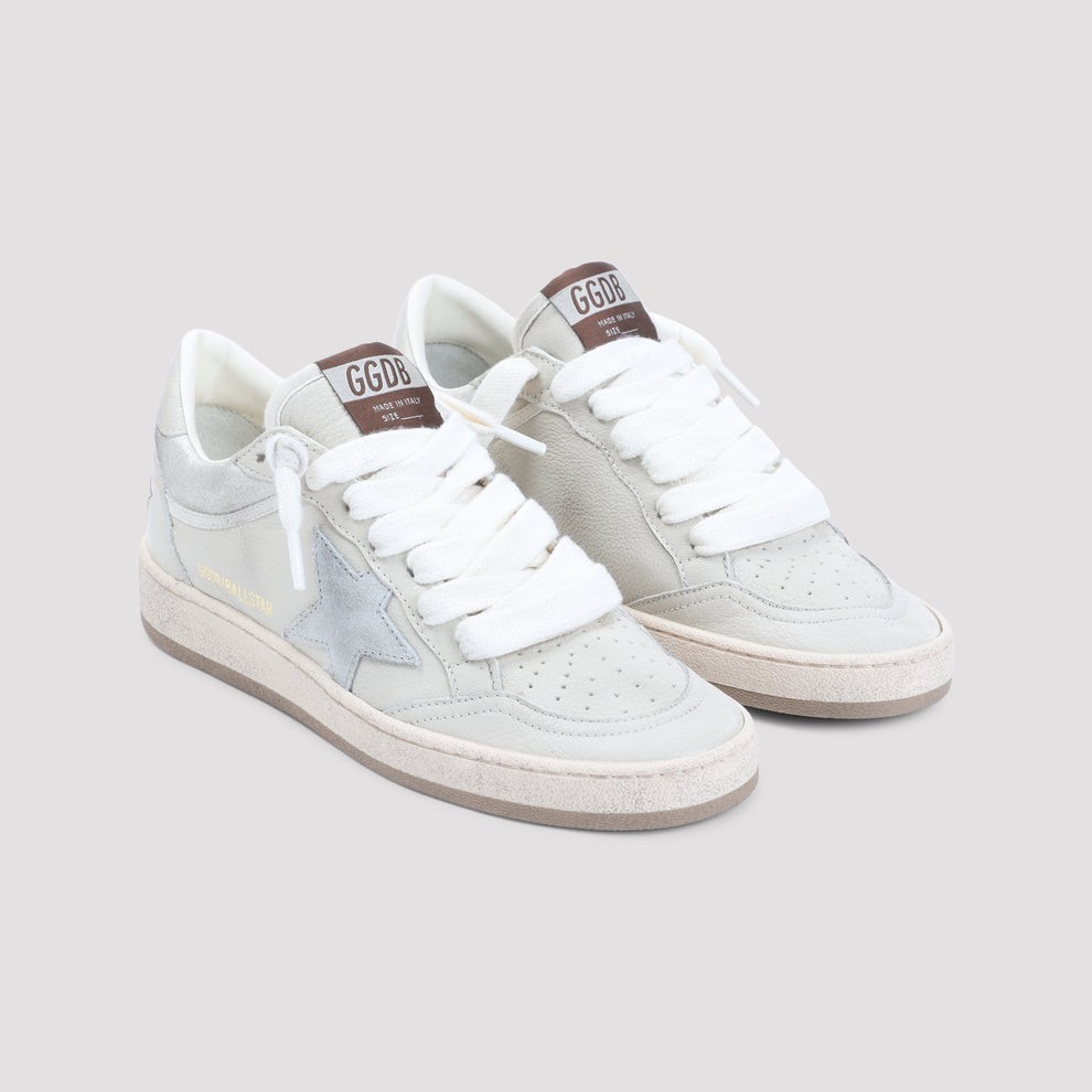 GOLDEN GOOSE Ballstar Women’s Cream/Blue Sneakers New