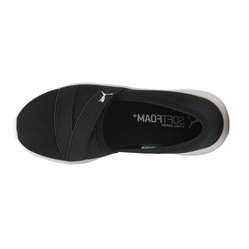 PUMA Adelina 2 Slip On Womens Black Flats Casual 40023601
