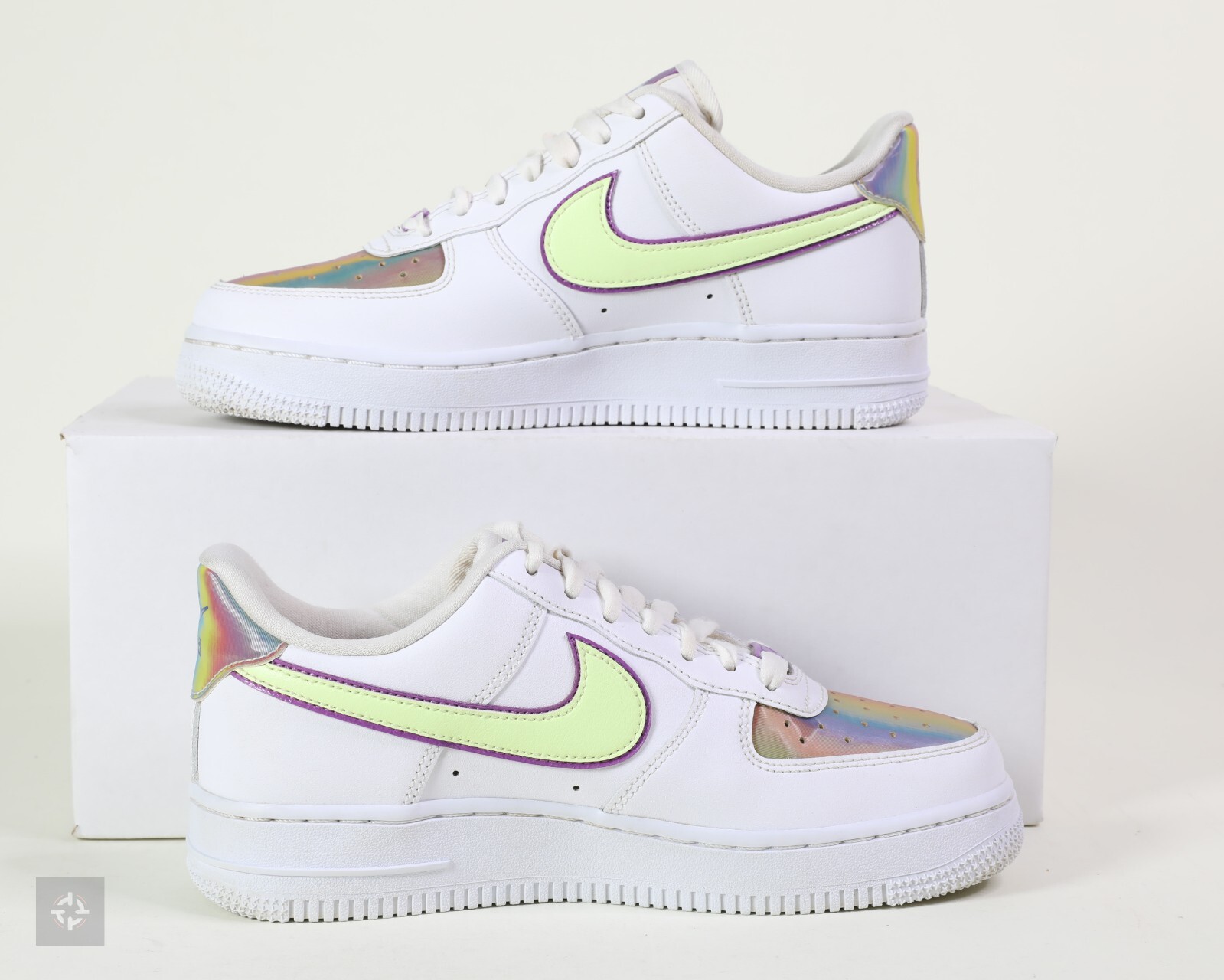 Nike Air Force 1 Low ‘Easter’ White Athletic Shoes Women’s Size 6.5 (CW0367-100)