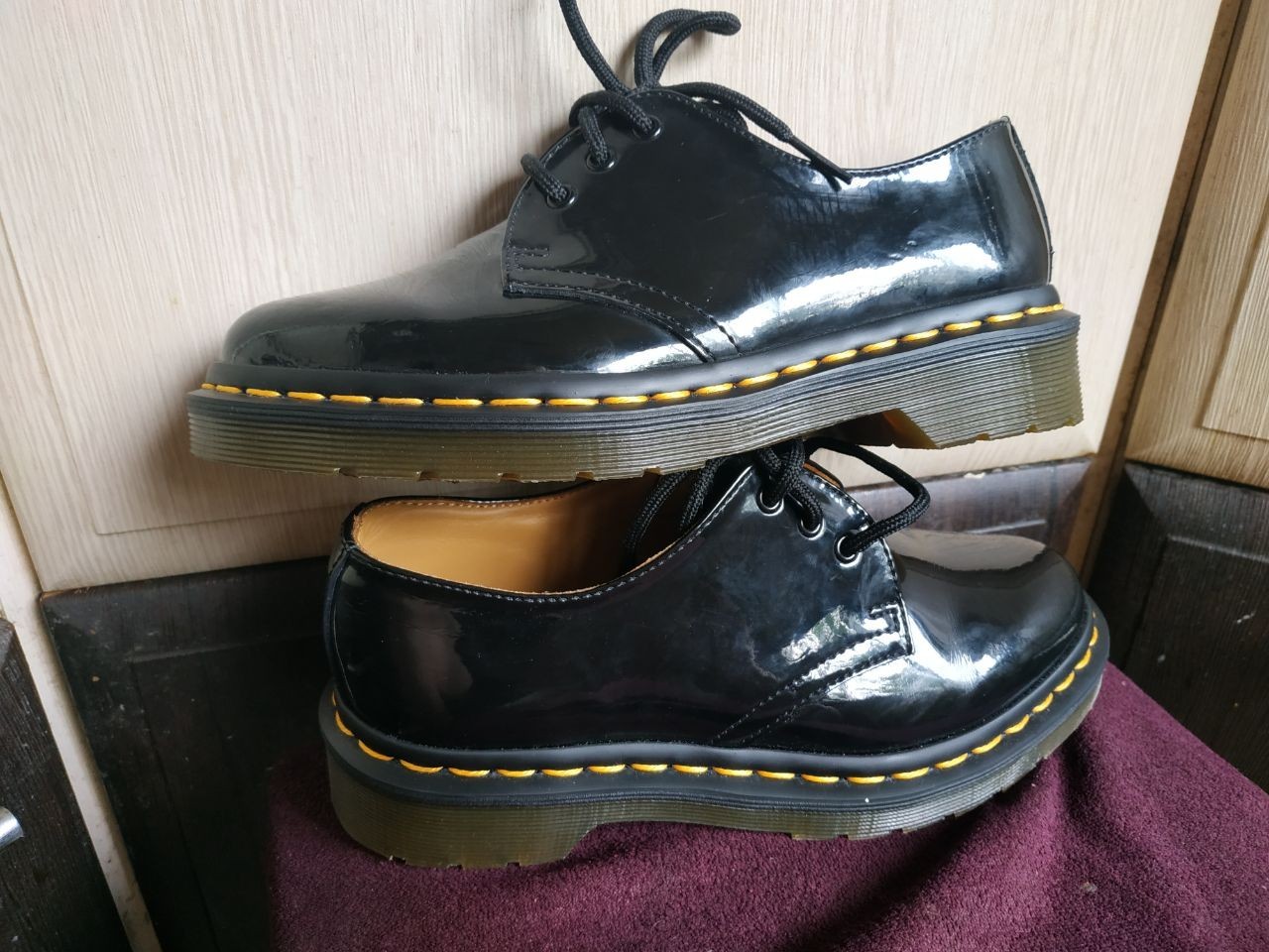Dr Martens 1461 Patent Leather Black Oxford Shoes MINT Women’s US 5 UK 3 EU 36