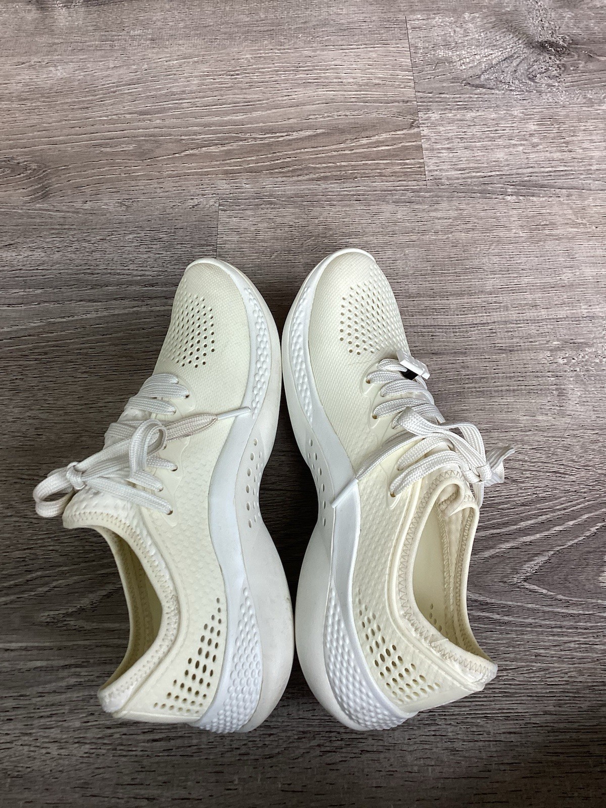 Crocs LiteRide 360 Pacer Women’s Shoes Size 8 Shoes Sneakers 206705 Off white
