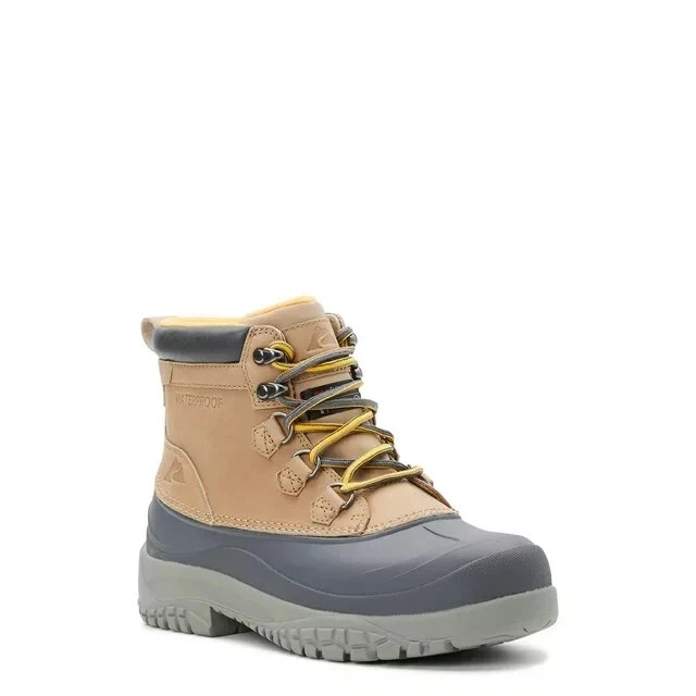 OZARK TRAIL – SIZE: 9 – Women’s Leather WATERPROOF Shell Lace Up Winter Boots!