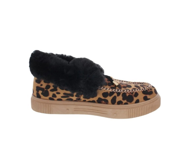 Journee Collection Women’s Tru Comfort Foam Midnight Slipper Shoes Brown Leopard