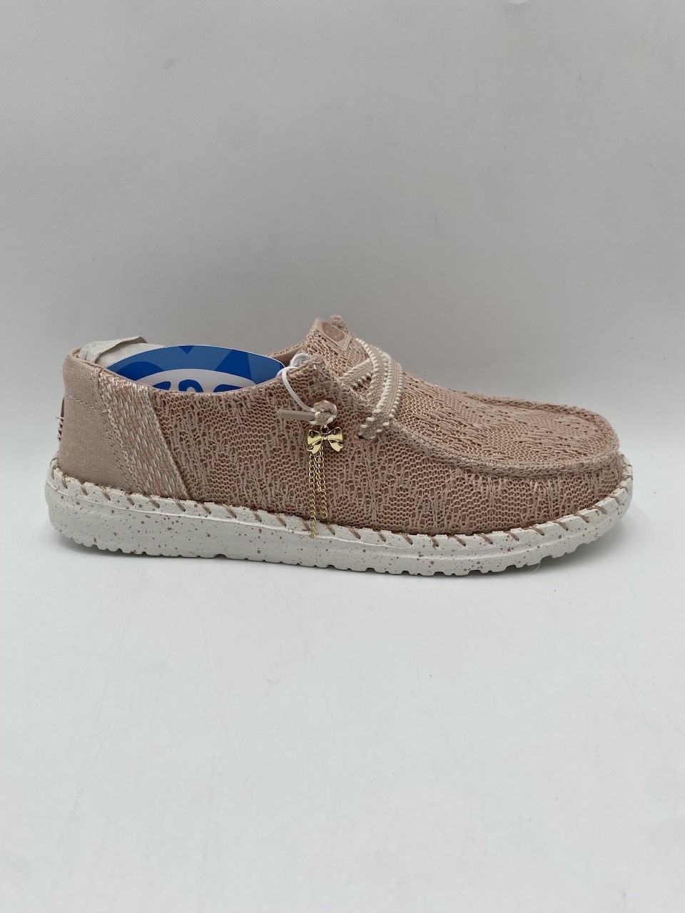 Hey Dude WENDY BOHO KNIT Women’s NEW Casual Loafers Rose Dust Multiple Sizes
