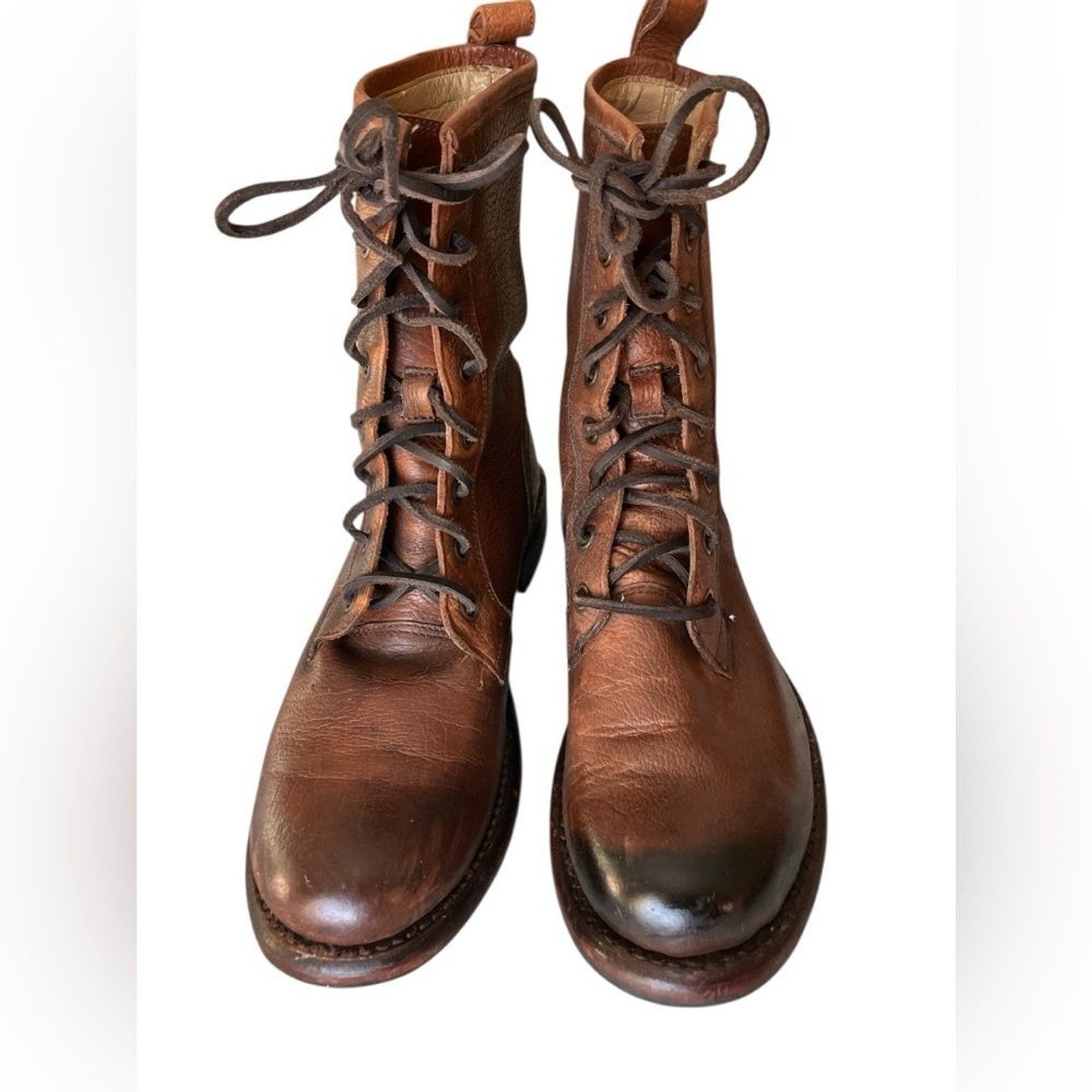 Frye Veronica Flex Combat Boots LEFT SIZE 7, RIGHT SIZE 8