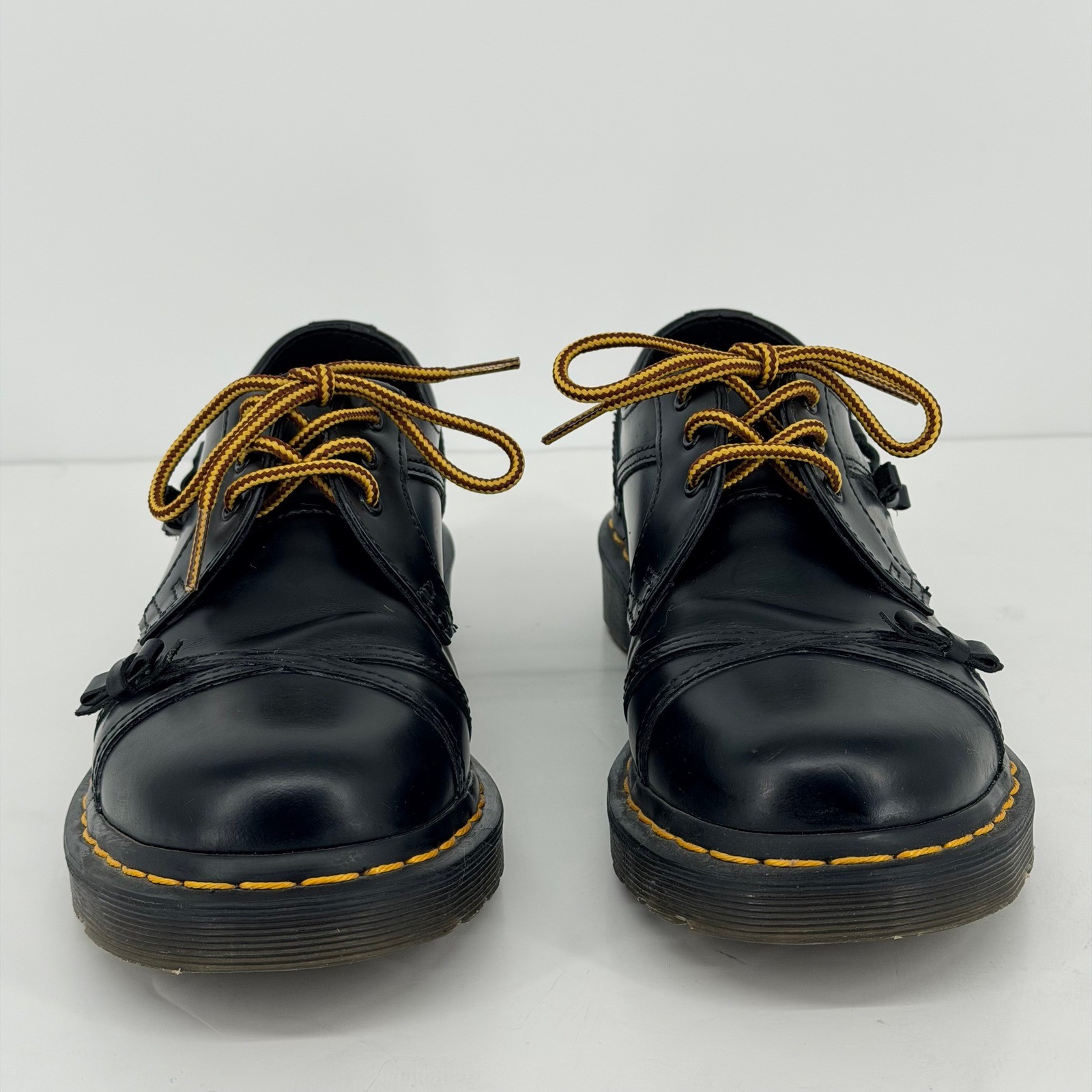 Dr. Martens 1461 Bow Oxford Shoe Women 7 Black Leather Low Top 3 Eye Lace Up