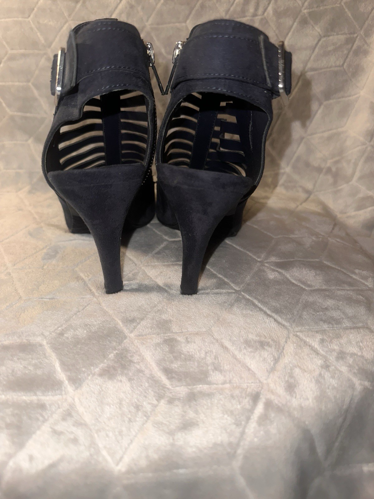 Womens Navy Heel Collection (Lot of 3) Multiple Brands Sizes 7, 7.5, & 8