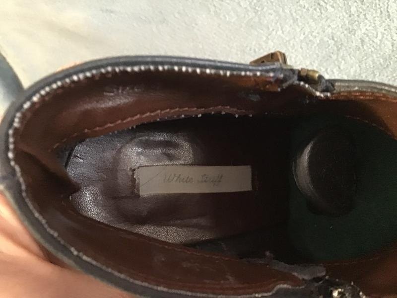 women white stuff ankle boots navy leather 36